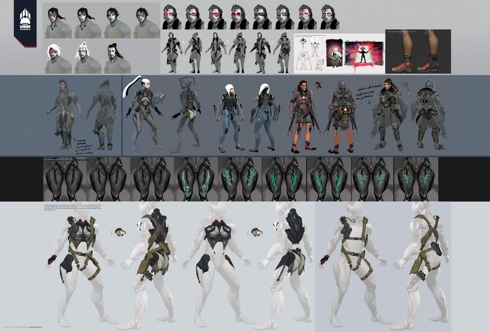 Development sketches - various
