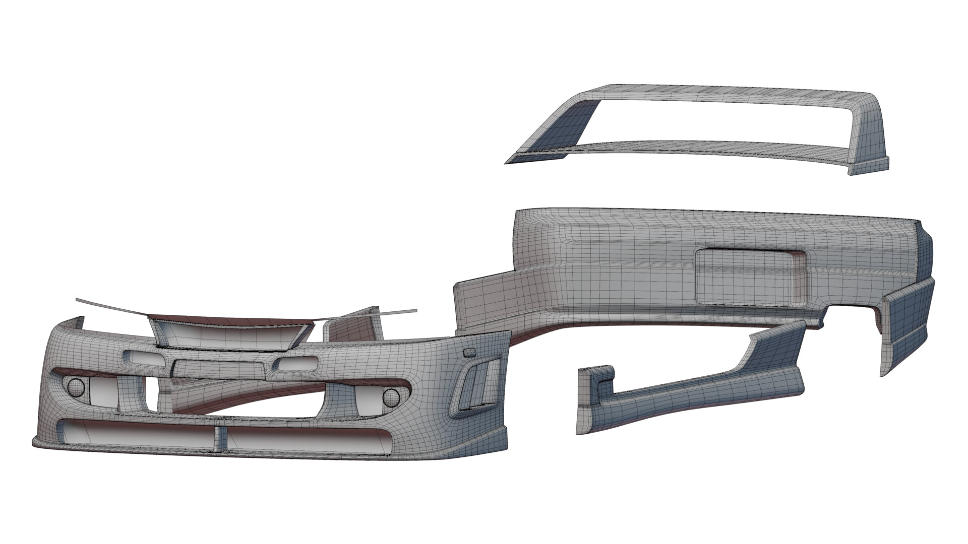 大人気新品  ArtStation - Zeal Zenith/Bay Speed Body Kit for Kouki S14 バッグ