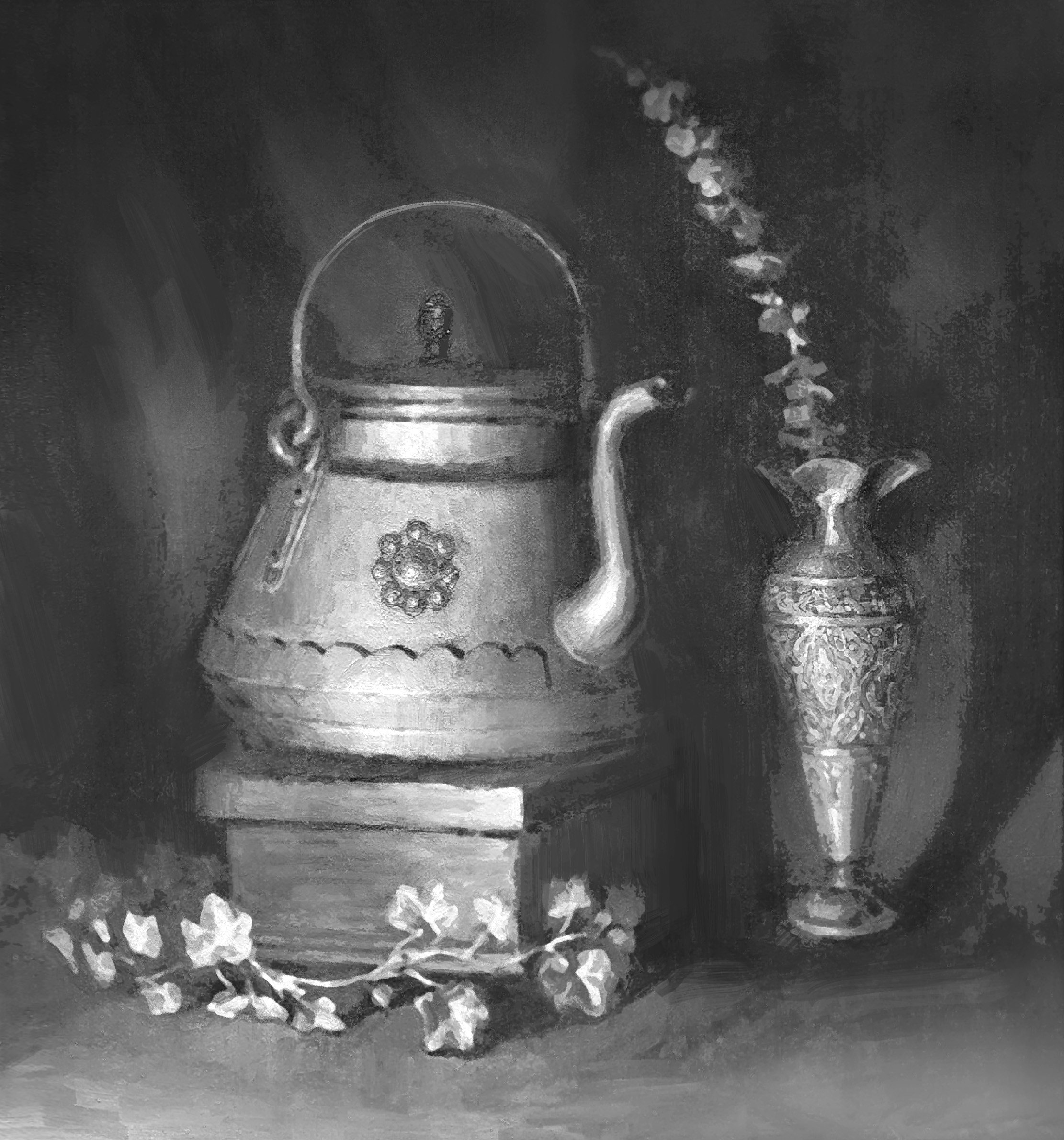 Oil on wood