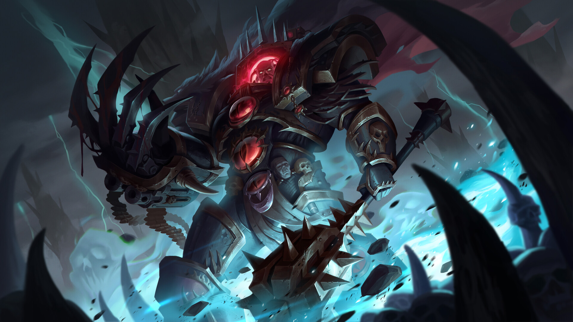 ArtStation - Warhammer 40K Horus Lupercal, image size:1920x1080