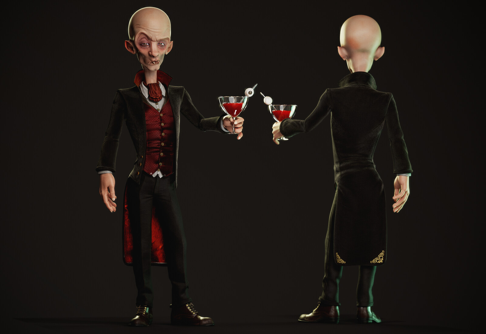 Bloody Good Drink! – Stylized Vampire (Real-Time)