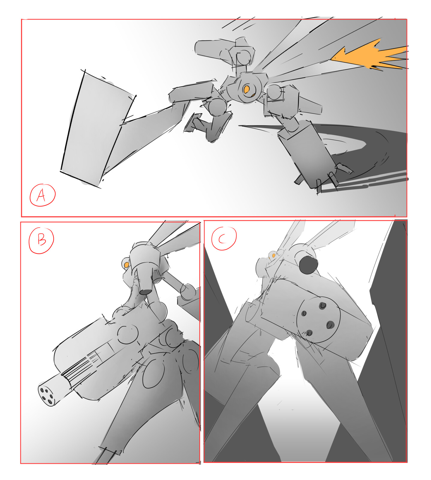 Layout sketches
