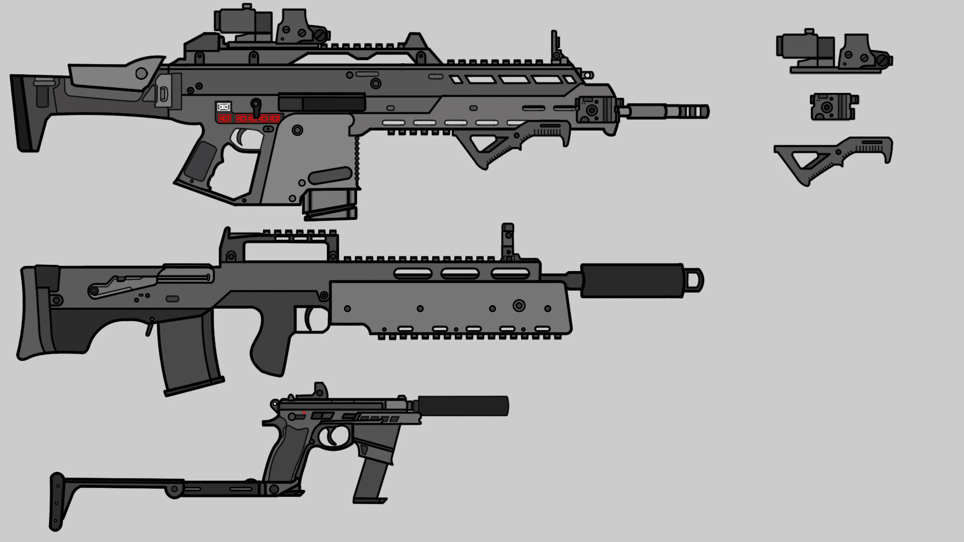 ArtStation - Tactically Cool Firearms