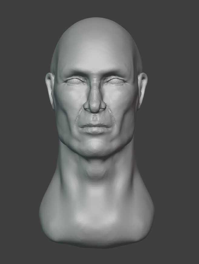ArtStation - Face sculpting unfinished/practice