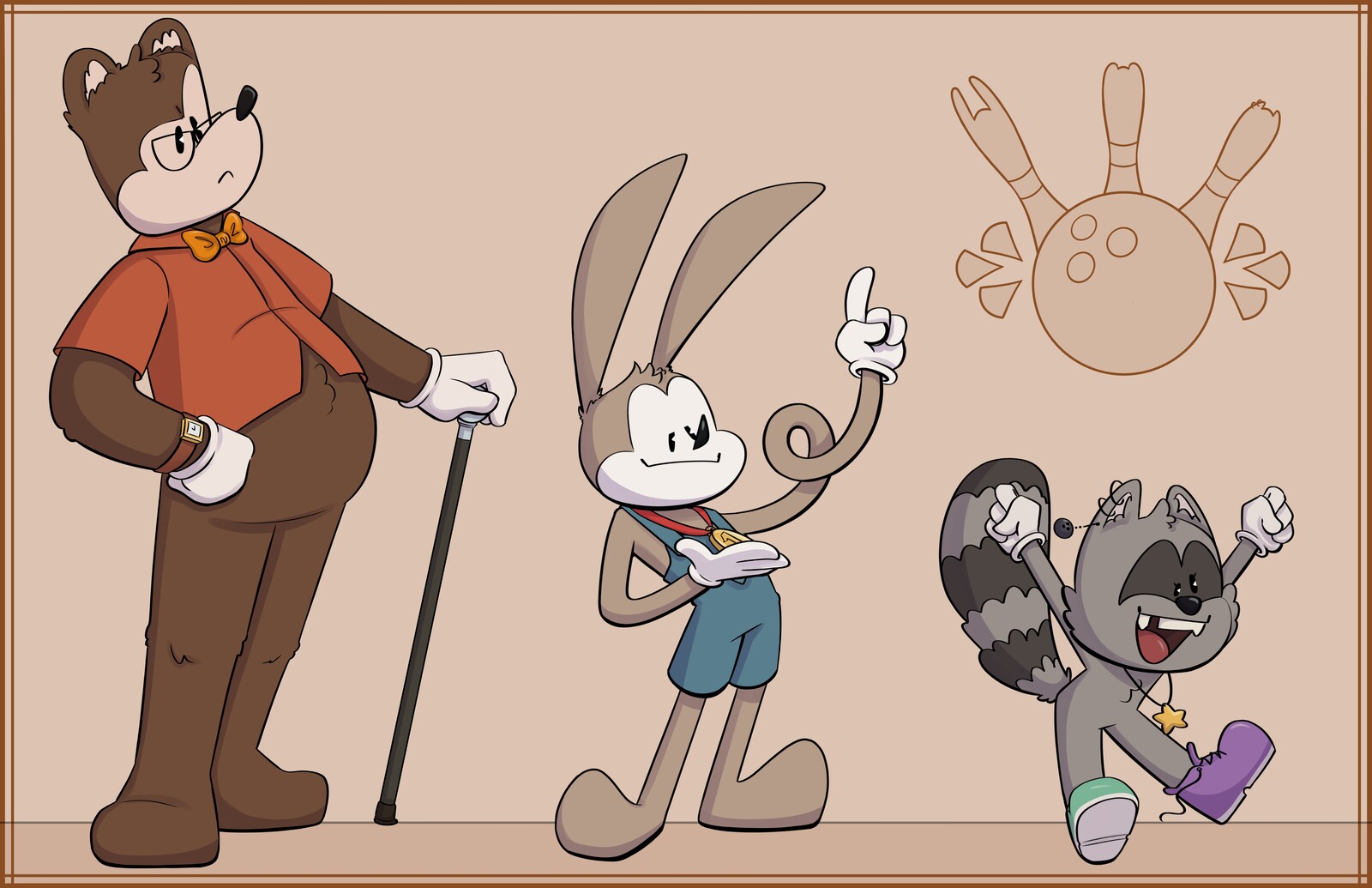 Bowling Trio