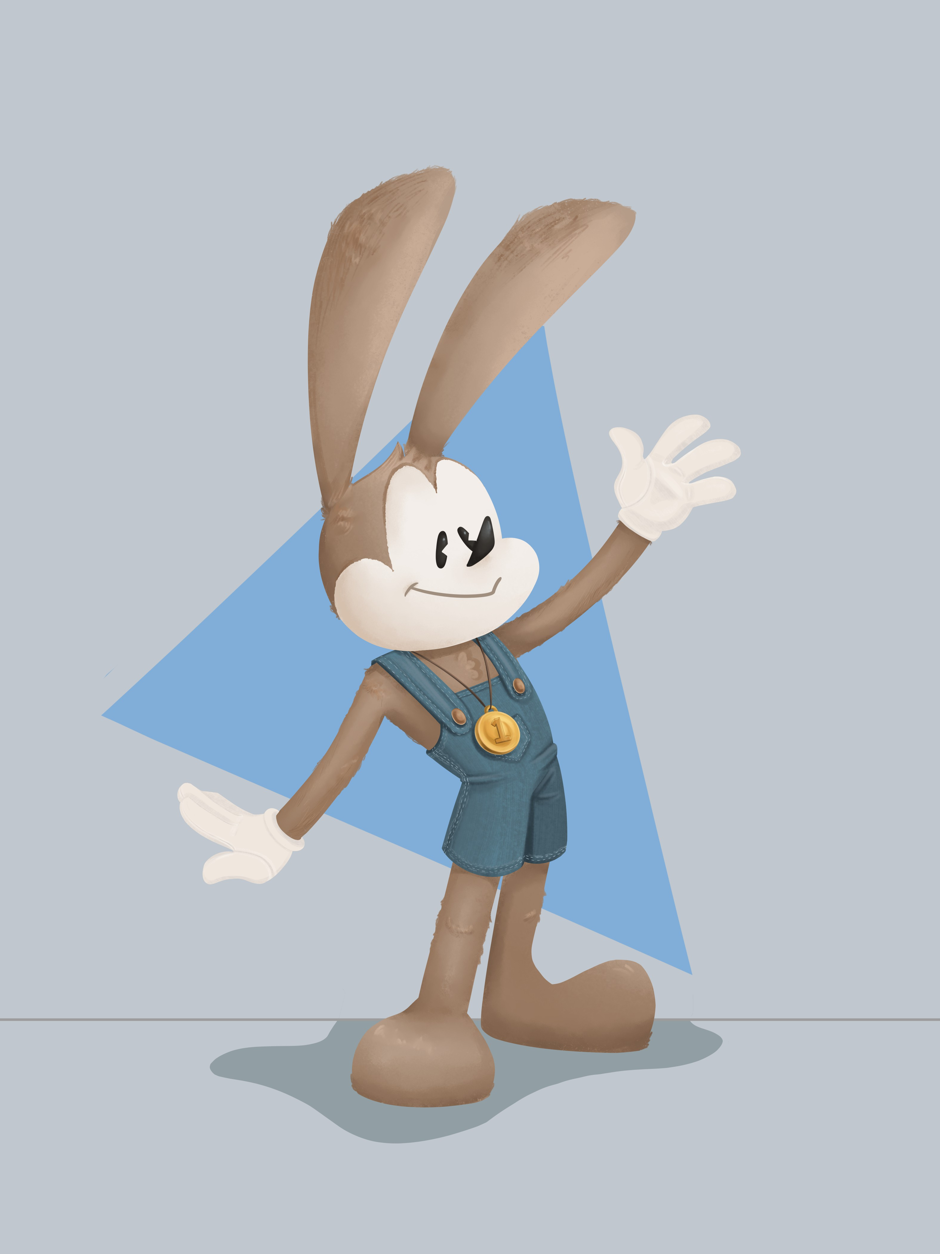 Ito the Rabbit Character Painting