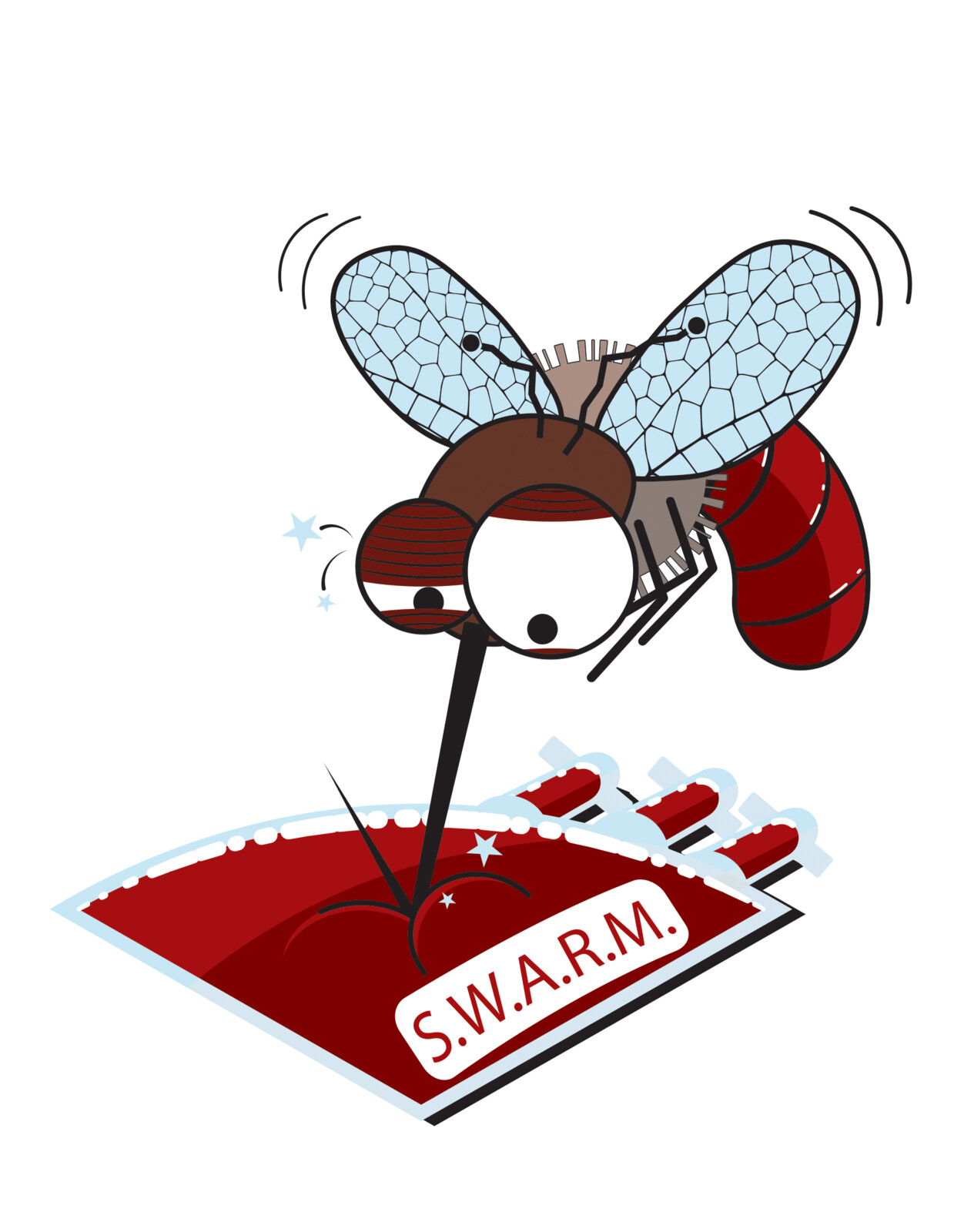 Red Cross Sticker/Shirt design.