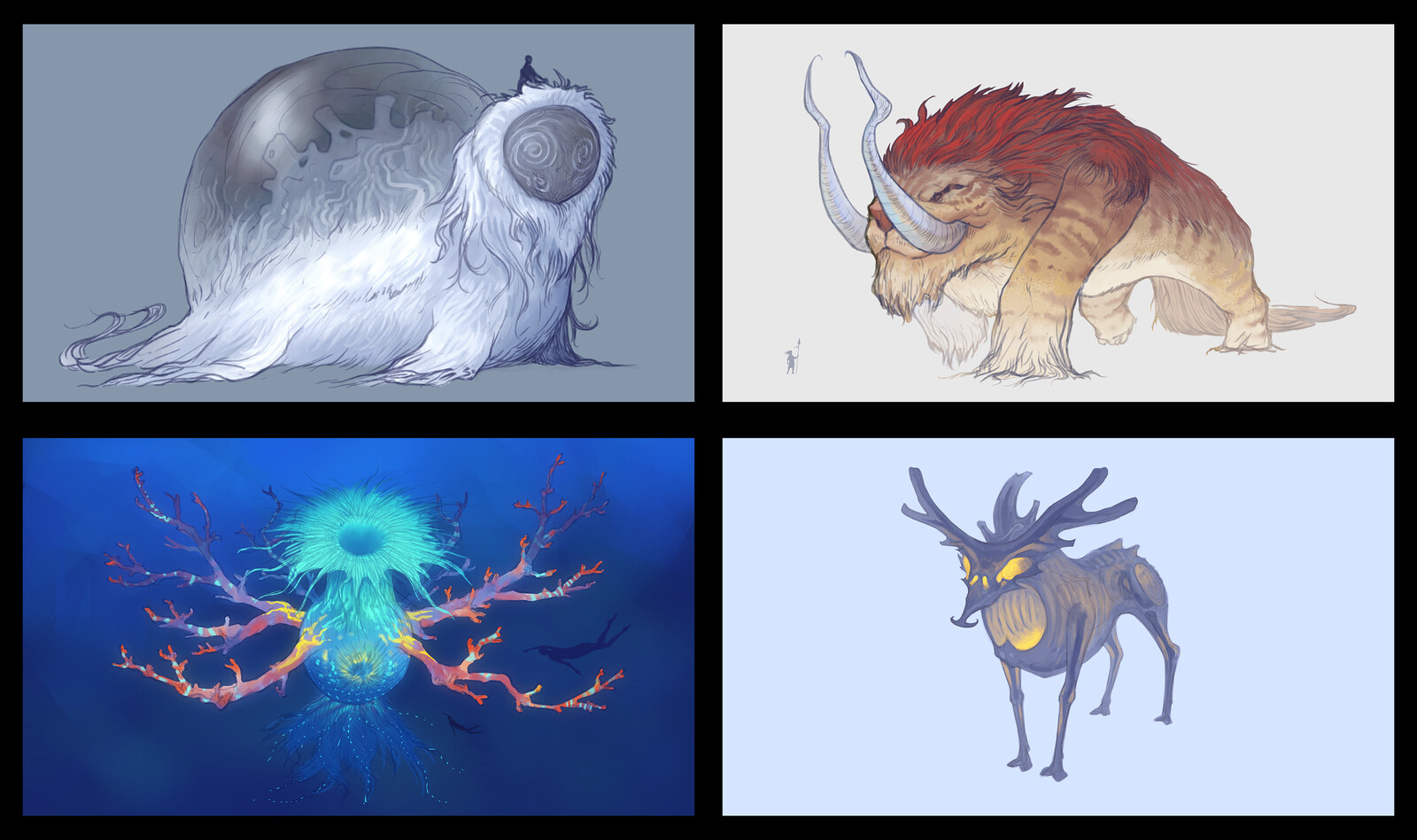 early concepts of the third and fourth behemoth.