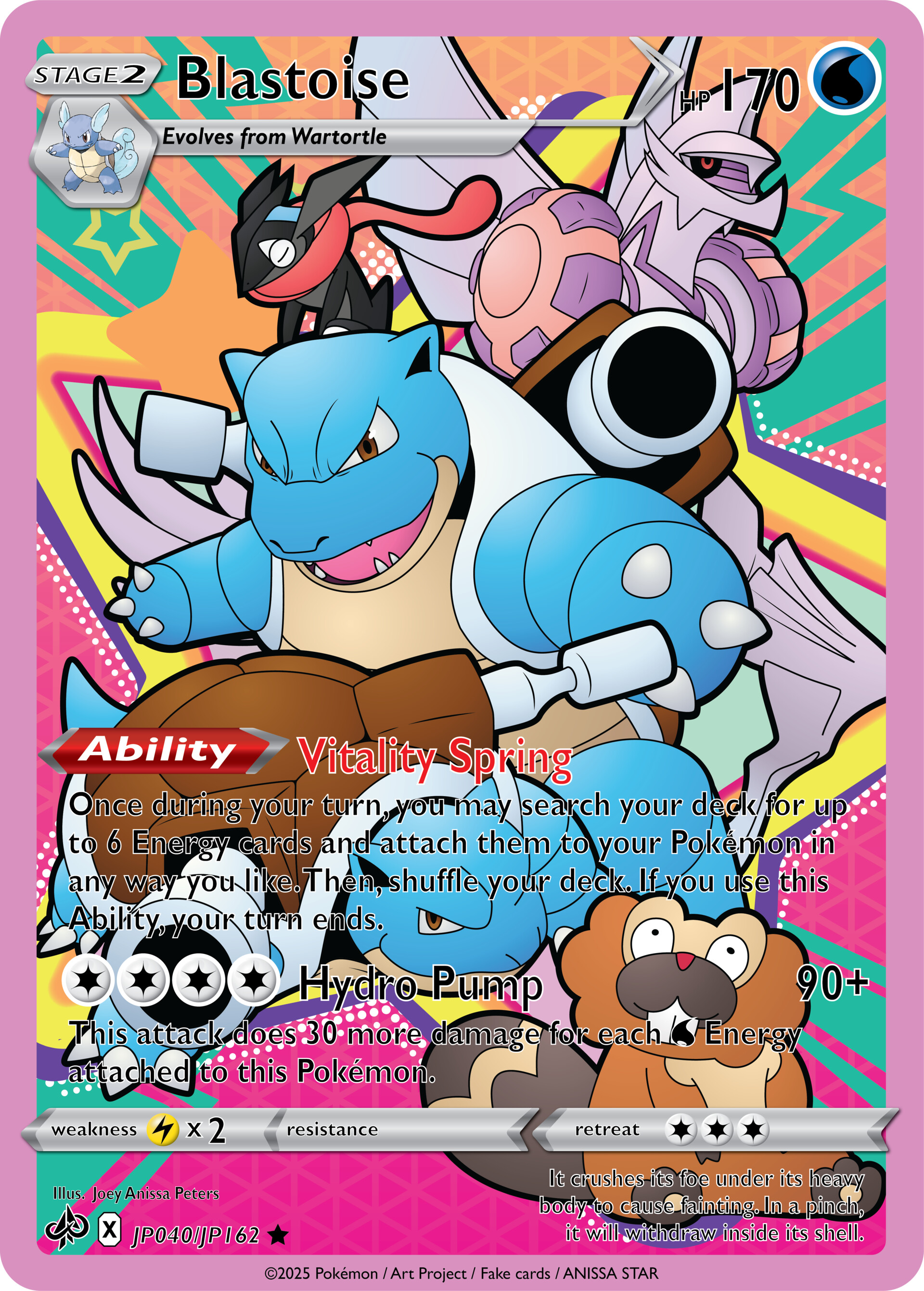 ArtStation - Blastoise Fan art Pokmon card design