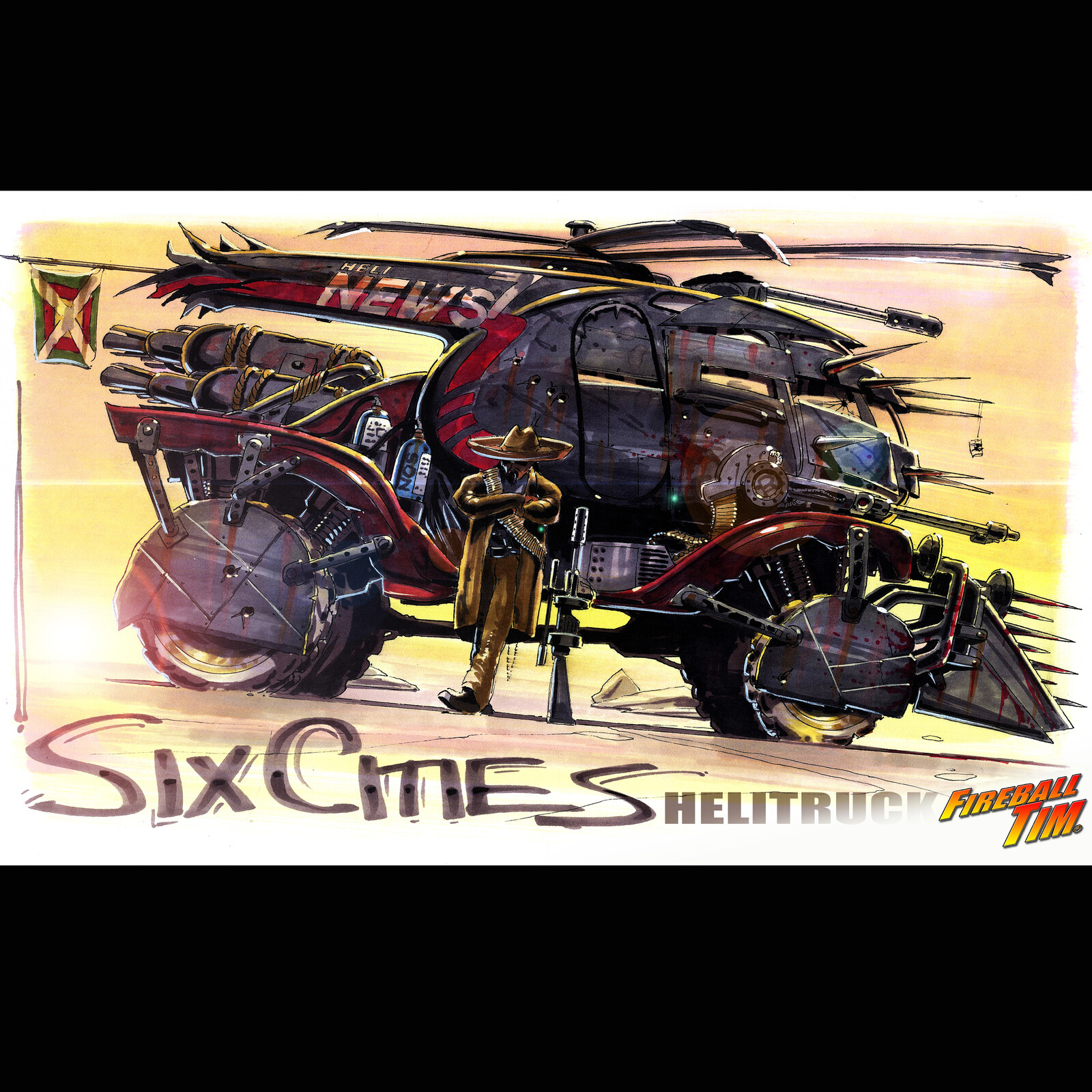 Concept Art for Six Cities