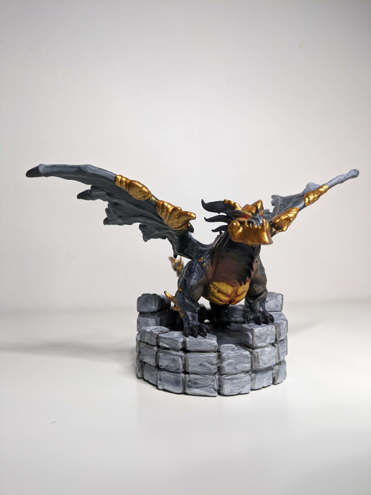 Glorious Deathwing - Front - Printed and Painted