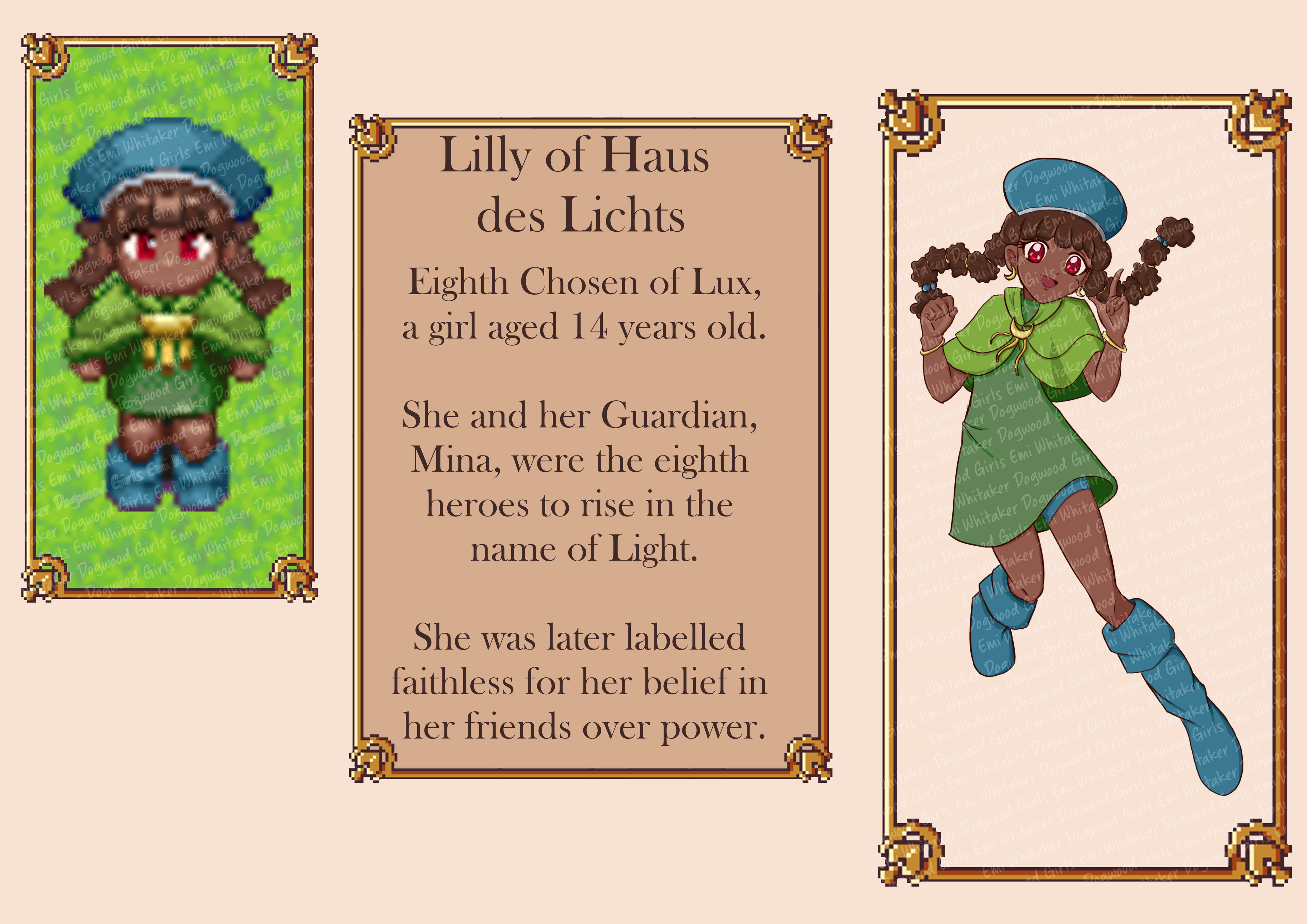 Information card for Lilly of Haus des Lichts.
