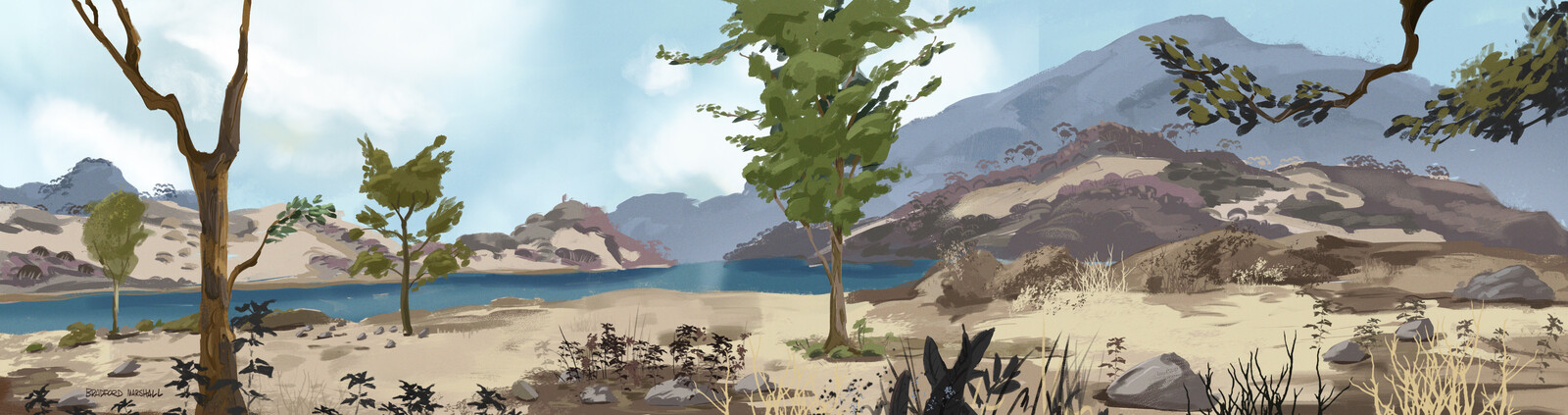 Patagonia - Matte painting 