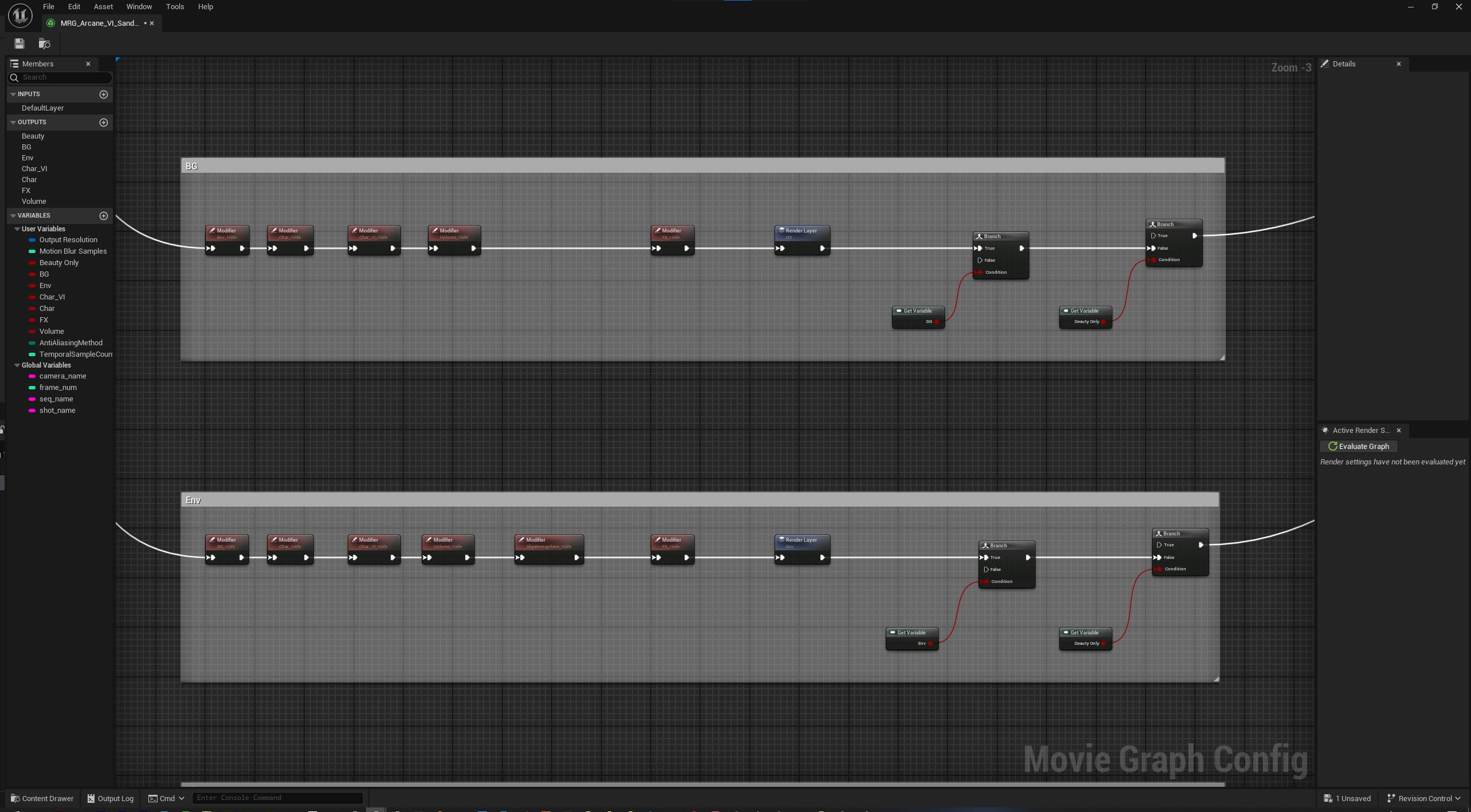 Some render layers for example 