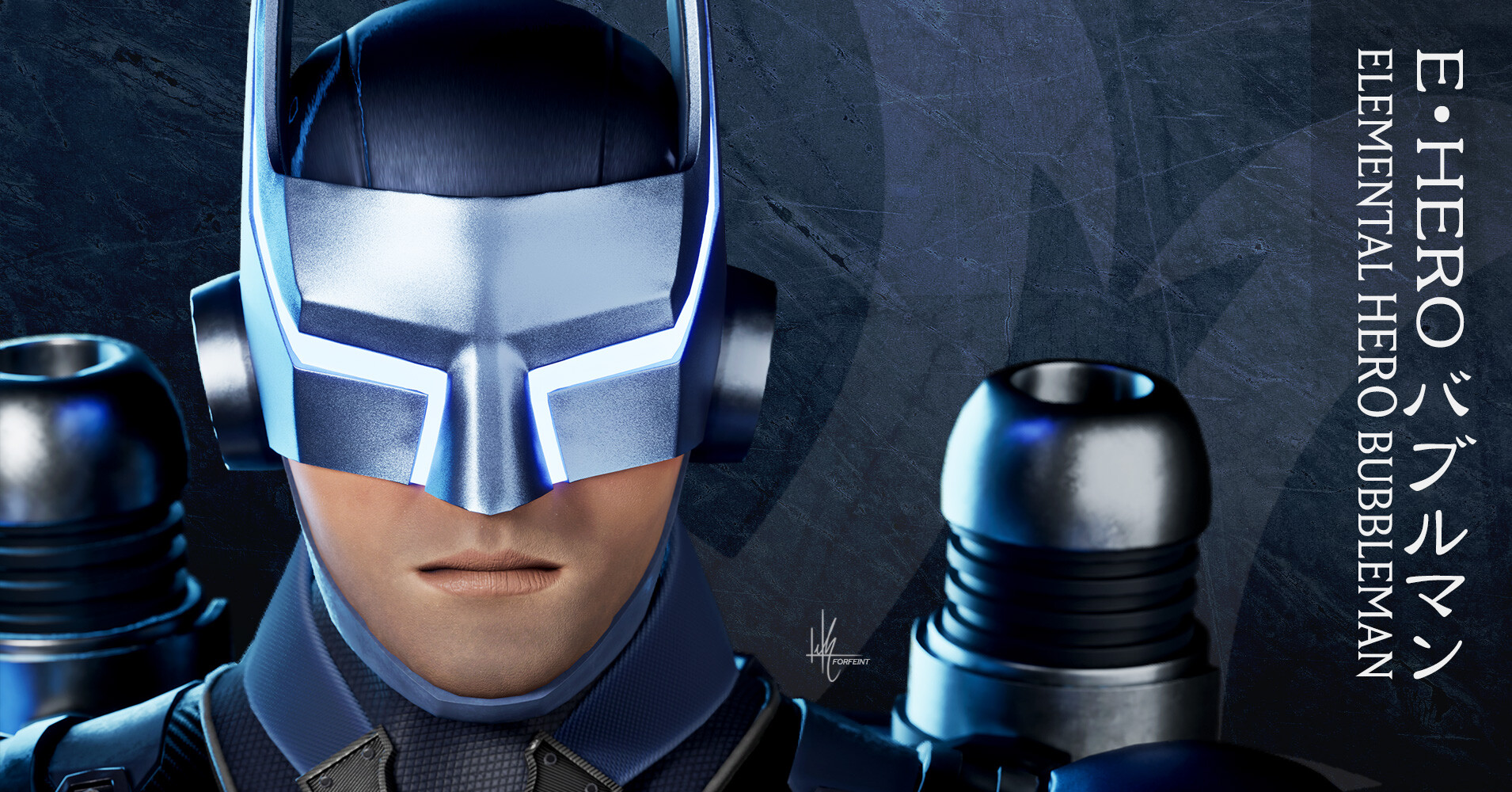 ArtStation - Yu-Gi-Oh! 「E・HERO バブルマン」 Elemental HERO