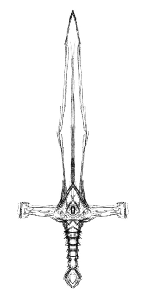 Sword initial sketch