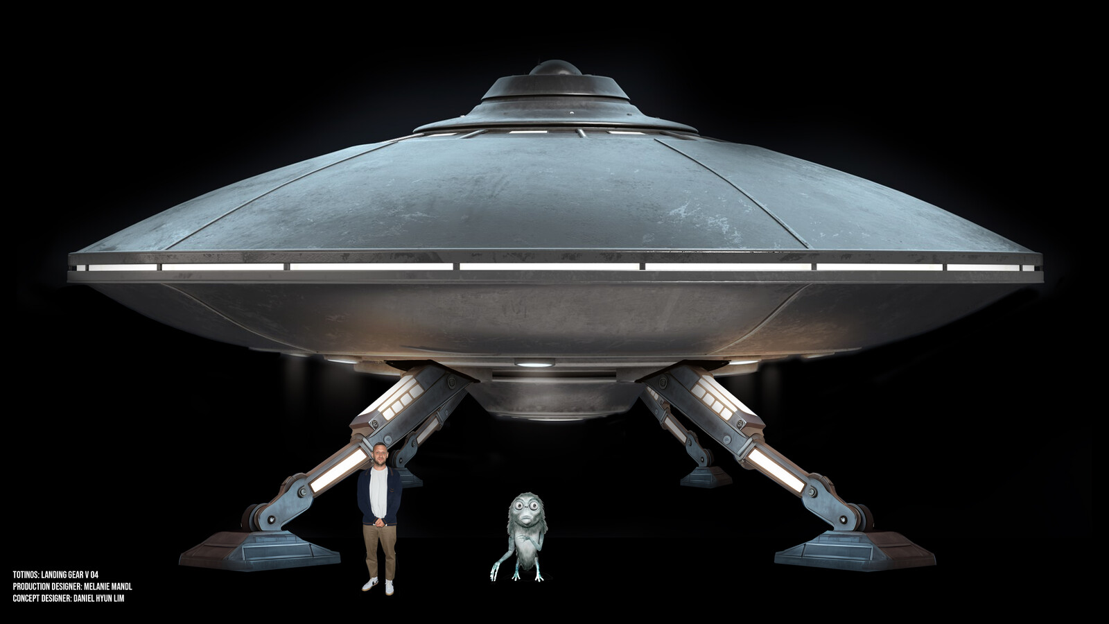 Superbowl  2025 Totinos Spaceship (Lower Base)