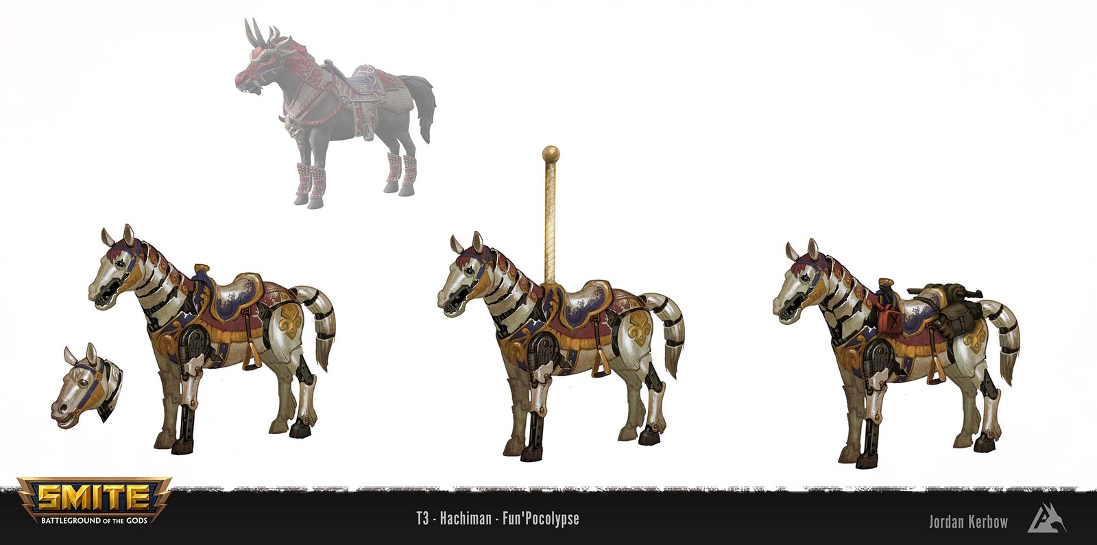 Creepy carousel horse ideas