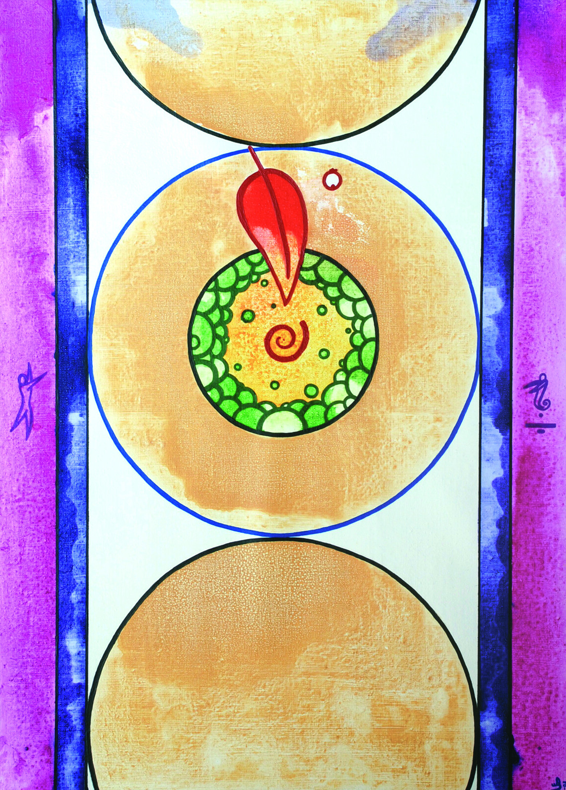 Having dinner with the strange guest