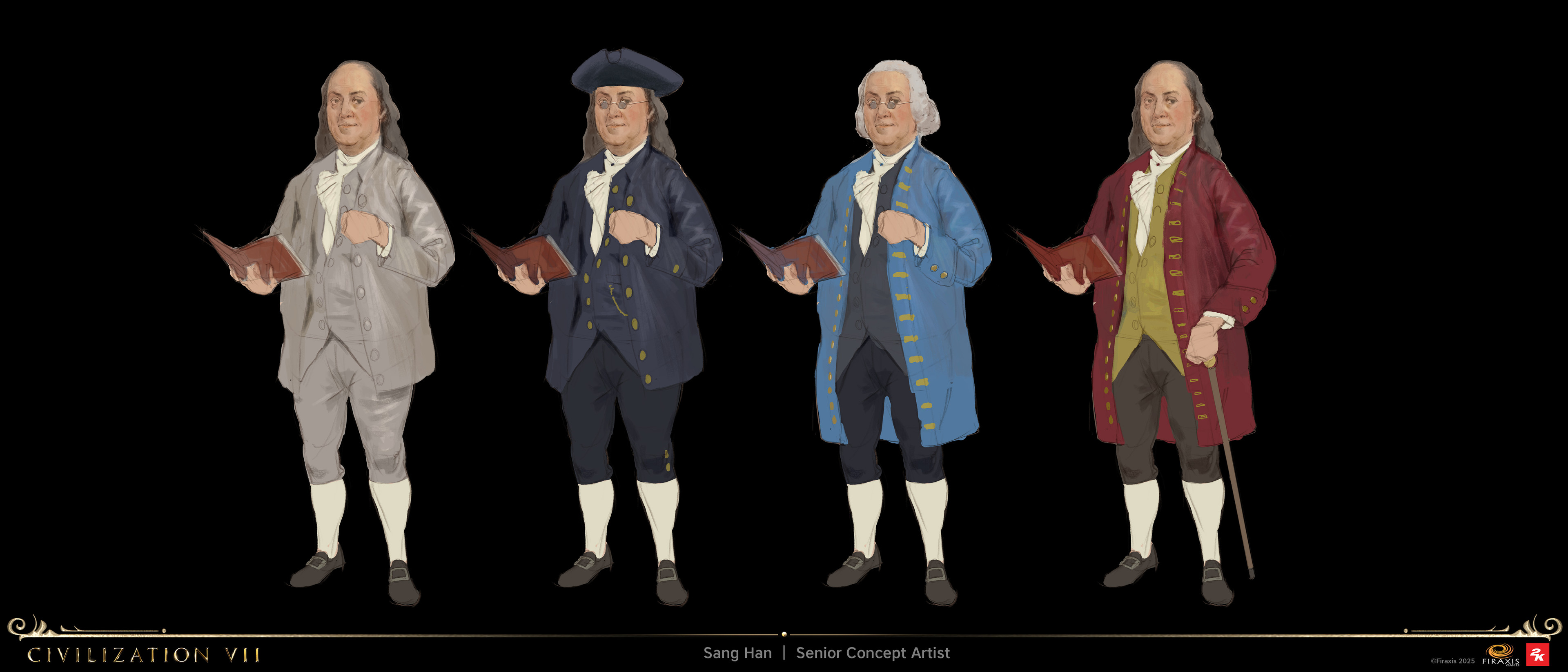 Benjamin Franklin Leader Concept