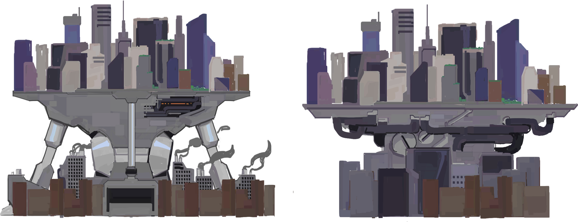 Concept for the "upper city"