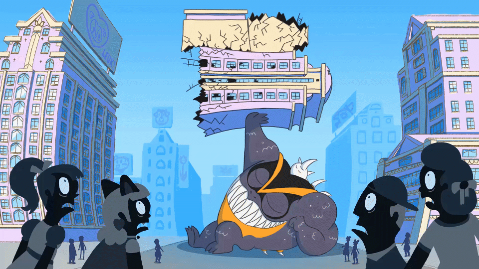 Shot from "Zenibeasts: Kaiju Cutie" (directed and animated)
https://youtu.be/B3X7KWjDn4E?si=_HzKcTUb3DZIU_SD