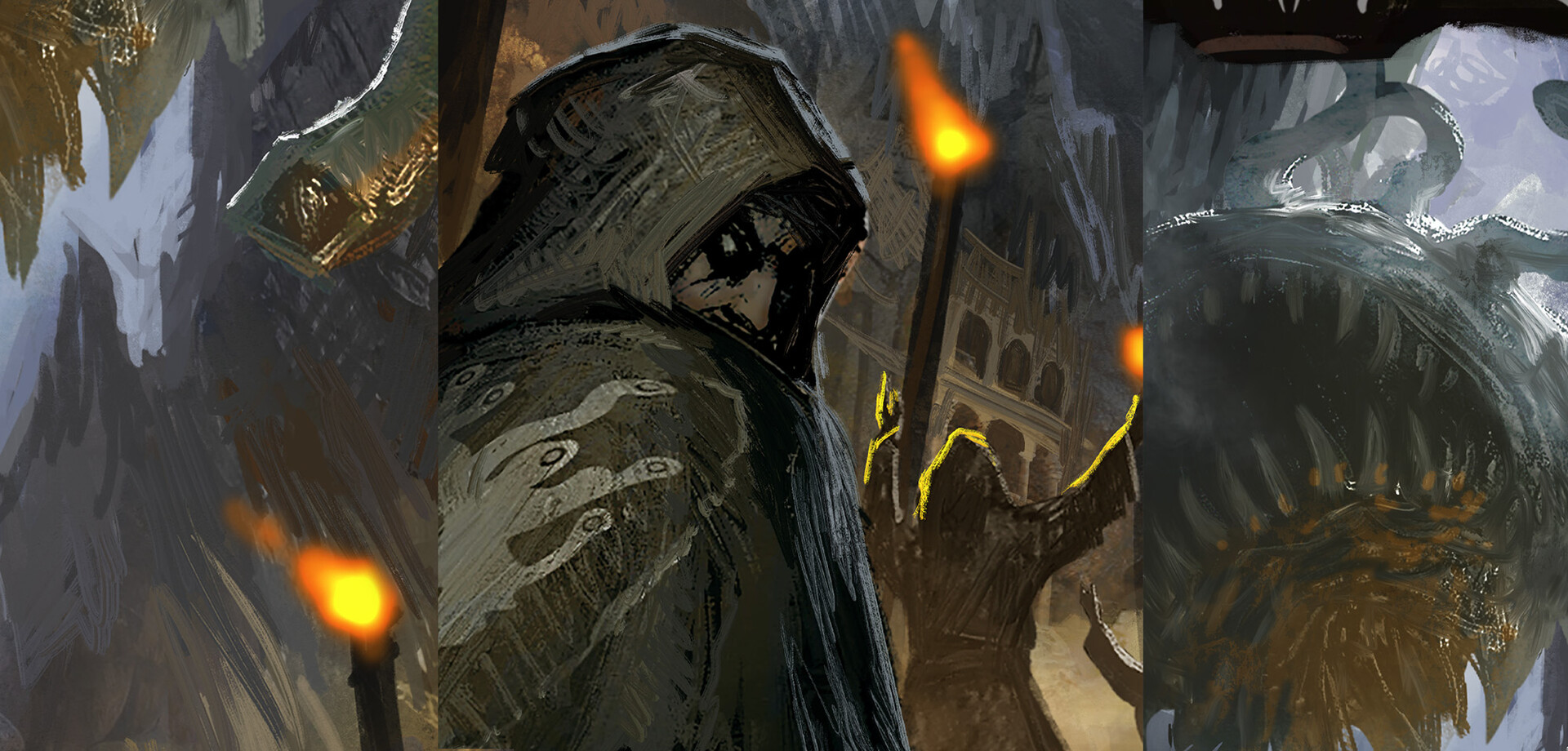 Zsofia Dankova - BEHÖLDER - In The Temple Of The Tyrant (cover design)