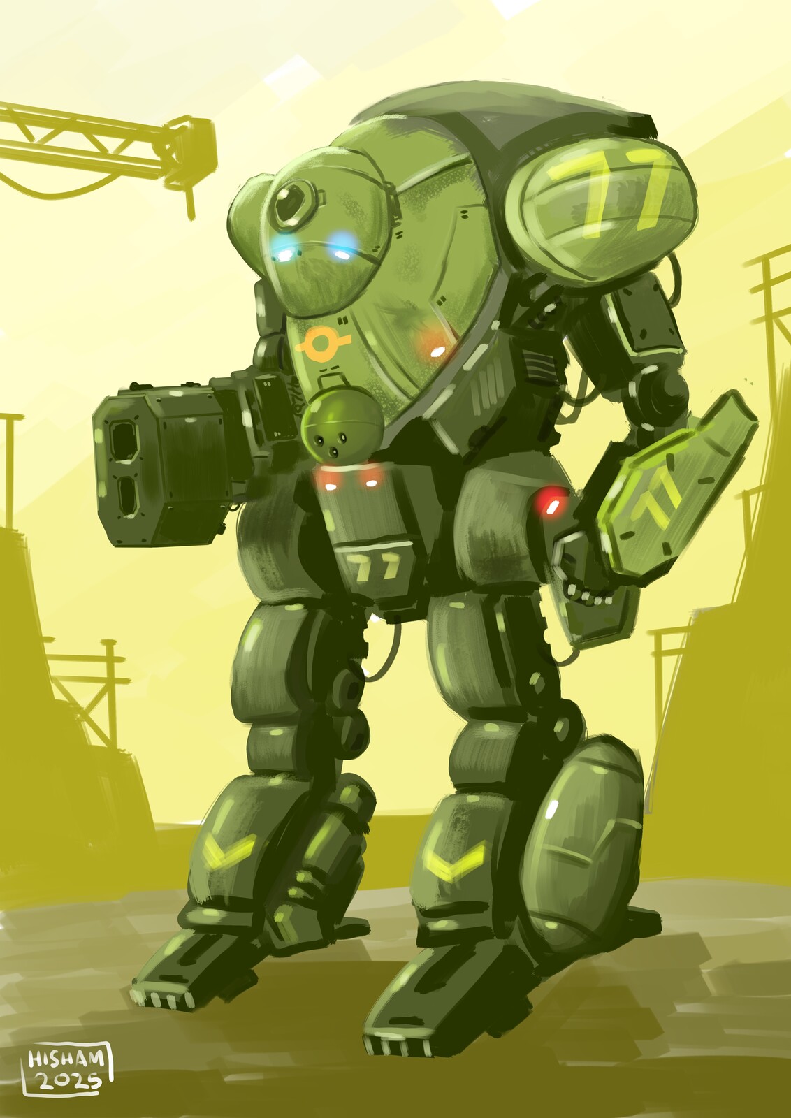 Auroch Mk2 Defensive Mech as posted on my Patreon.