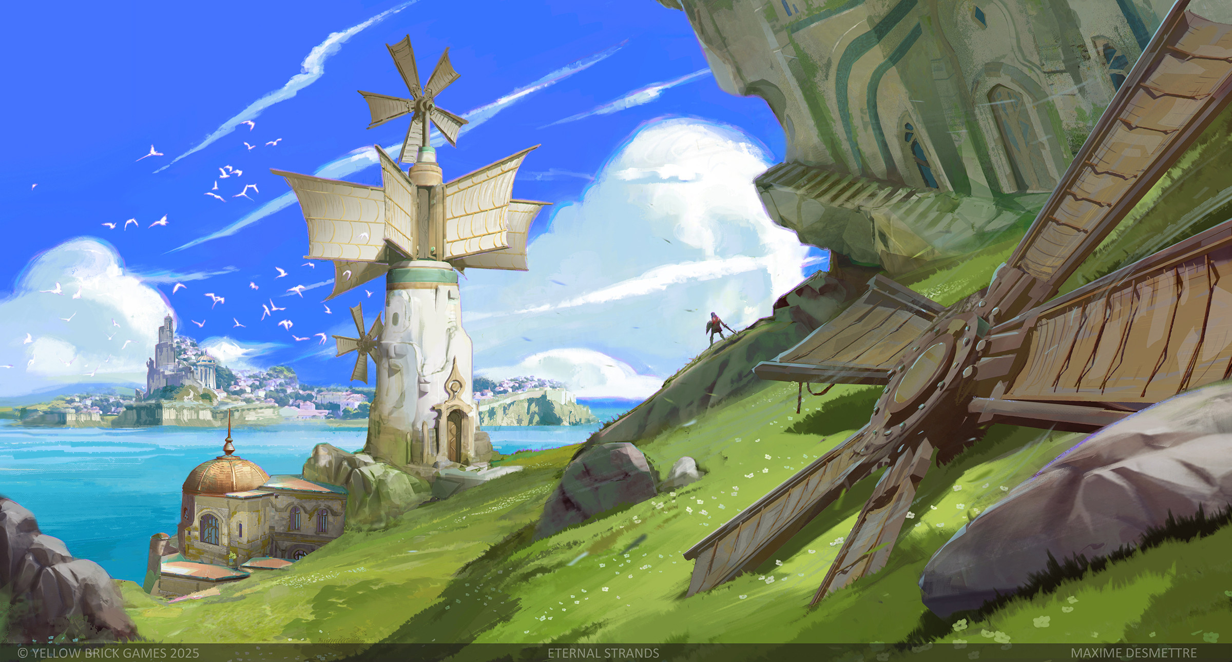 Early exploration of the outskirt &amp; style study
