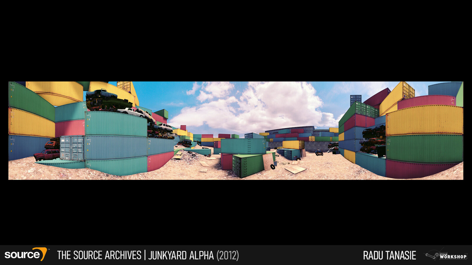 The initial test for the junkyard map.
