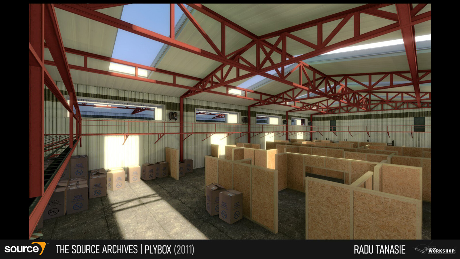 Plybox is an arena map for Counter-Strike: Source developed in 2 weeks during the summer break.