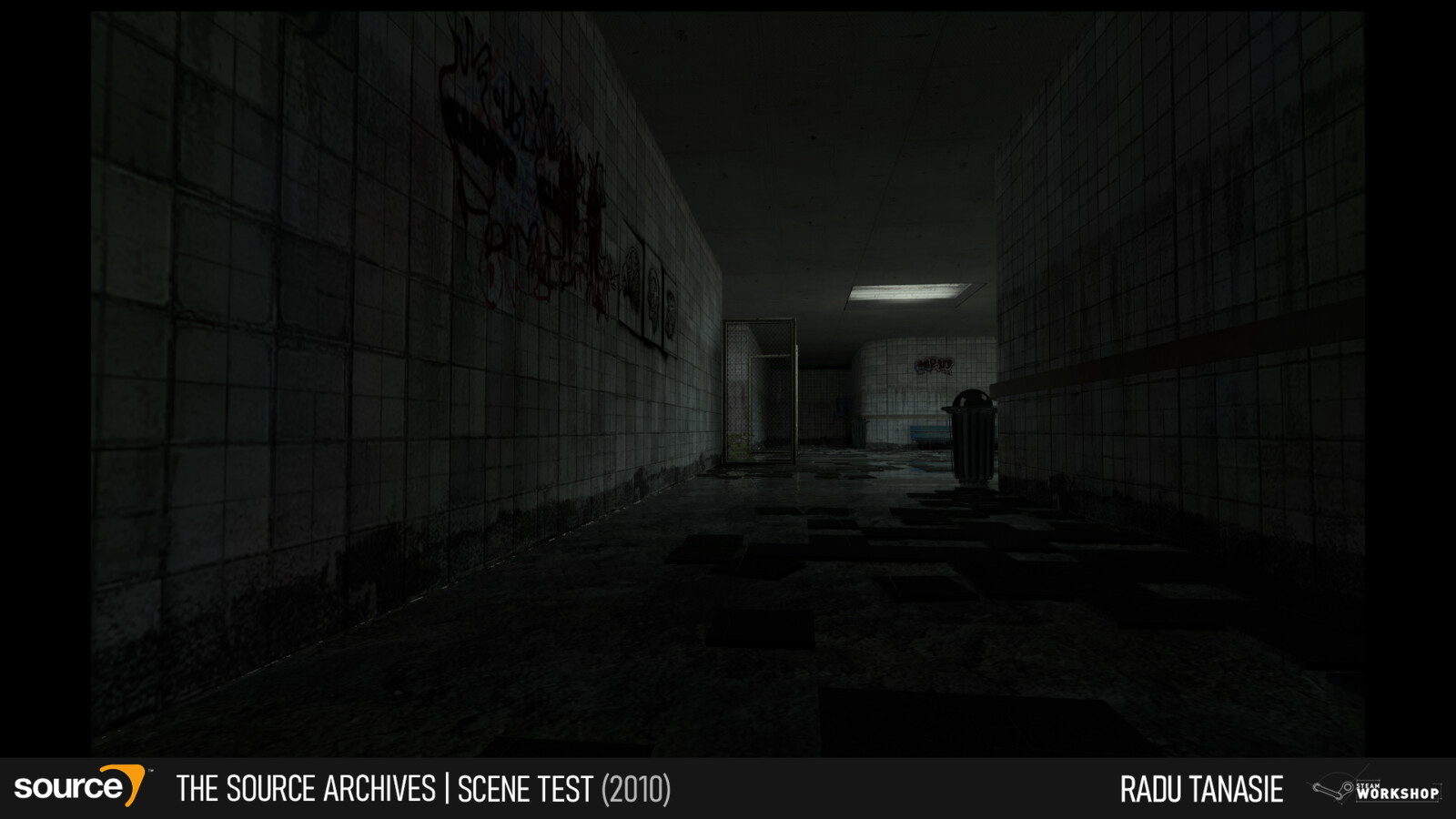 Subway scene for Half-Life 2.