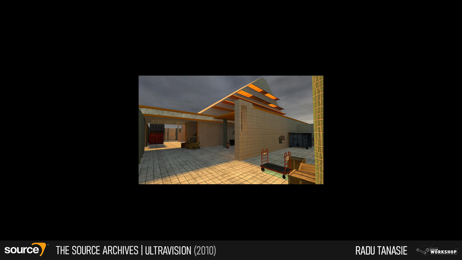 Ultravision is an arena map for Counter-Strike: Source. It's the first map I ever released.