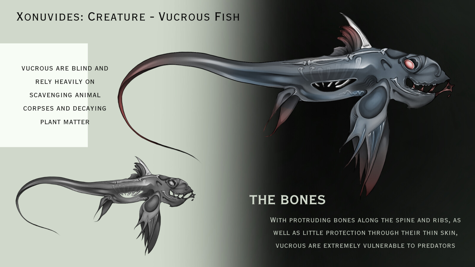 Fish creature design