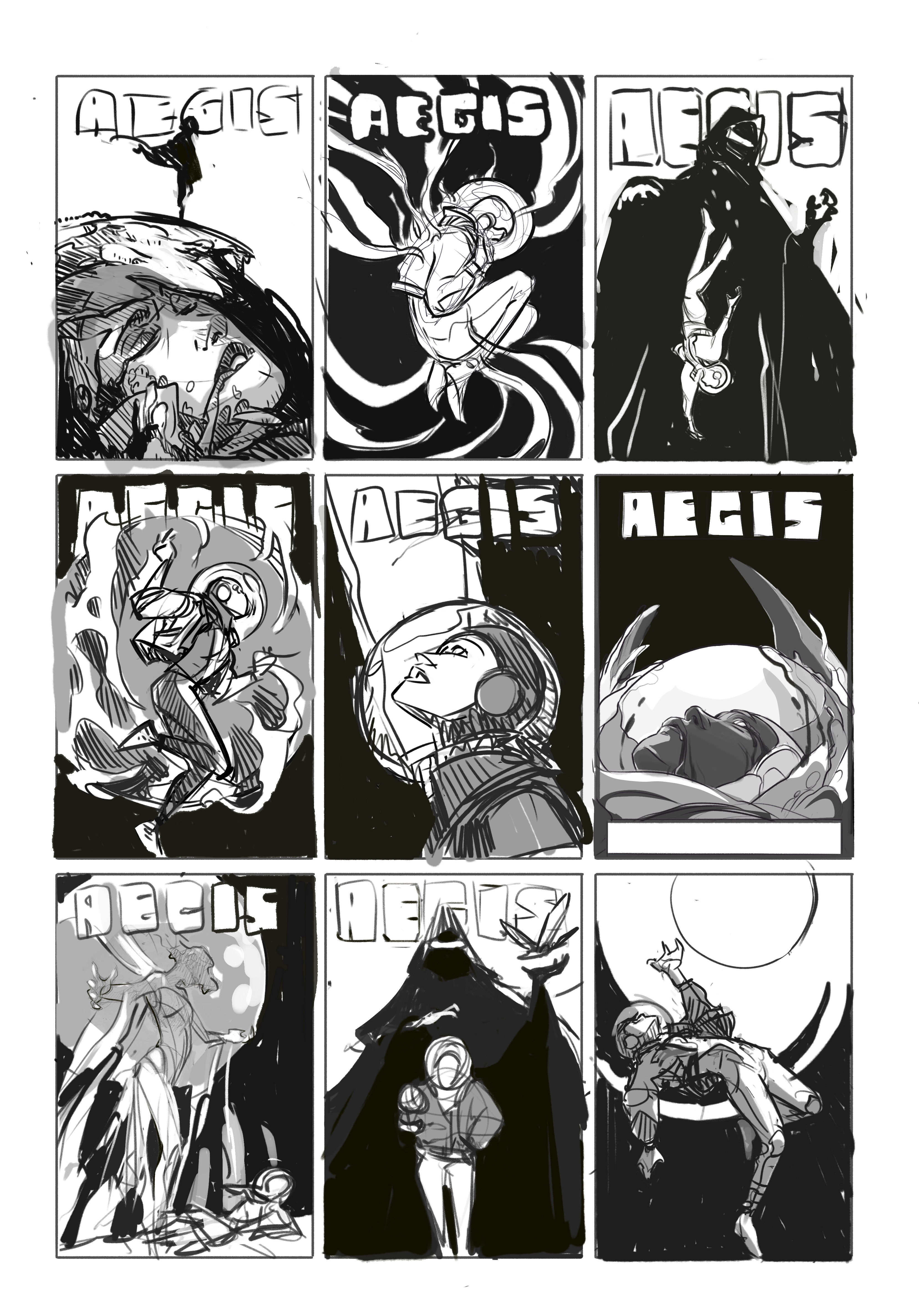 book one cover roughs