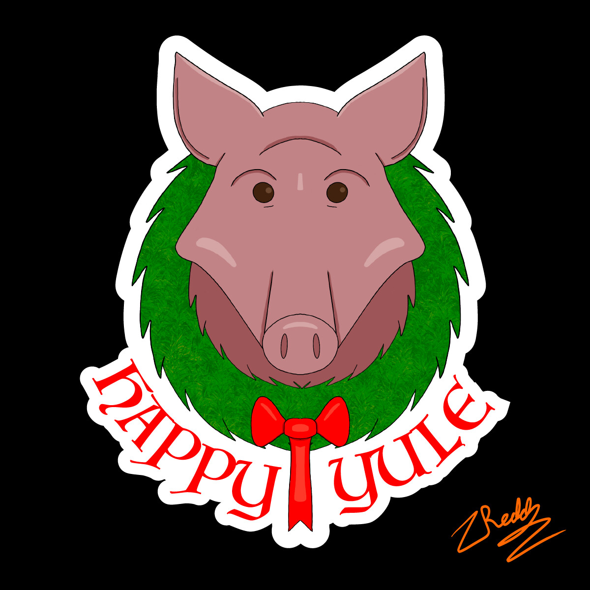 Happy Yule sticker