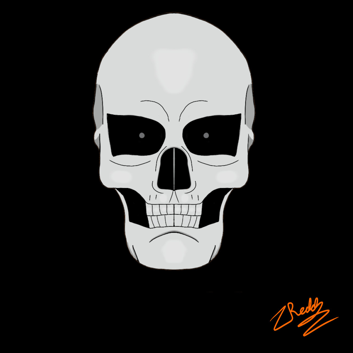 Bone Head Sticker