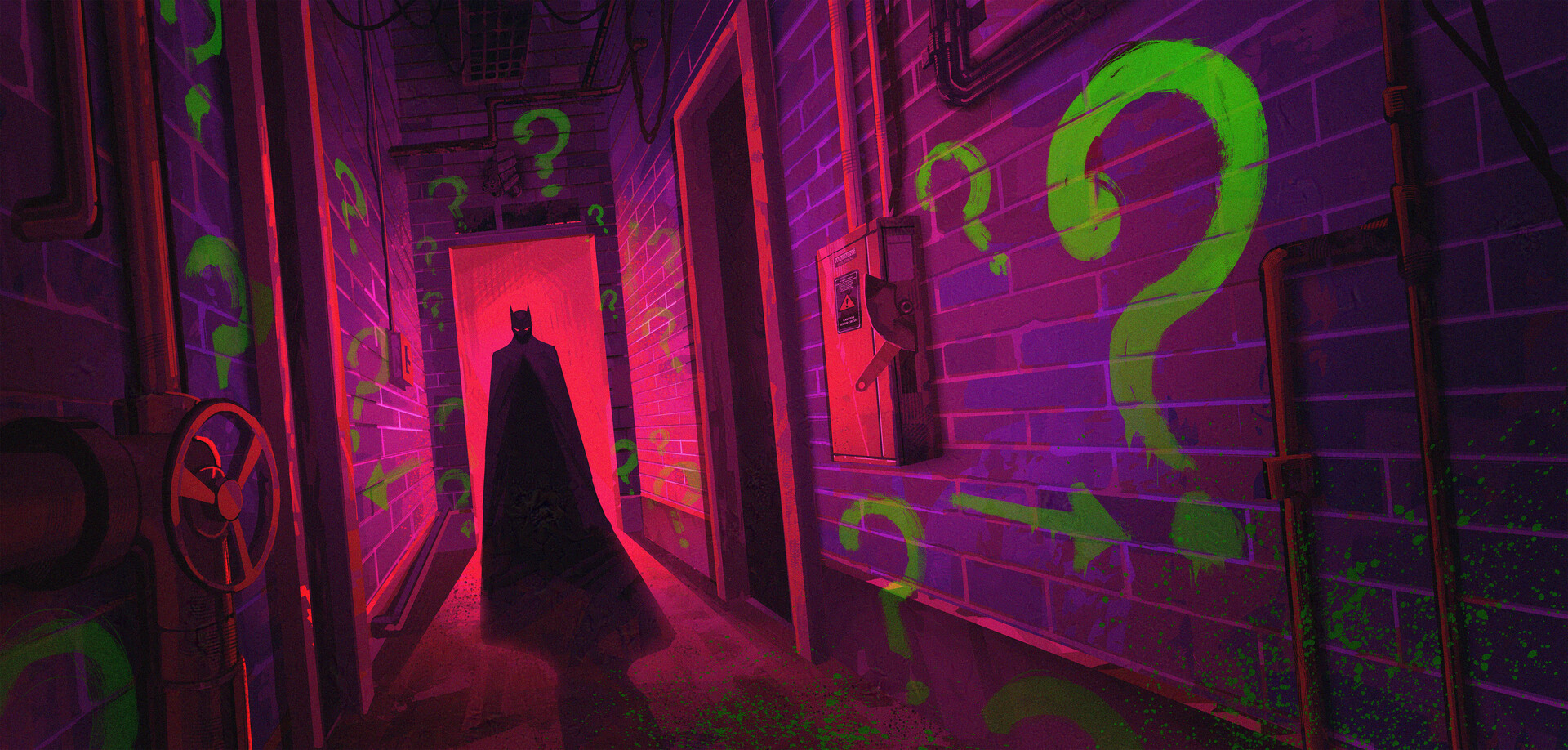 ArtStation - Batman vs. Riddler