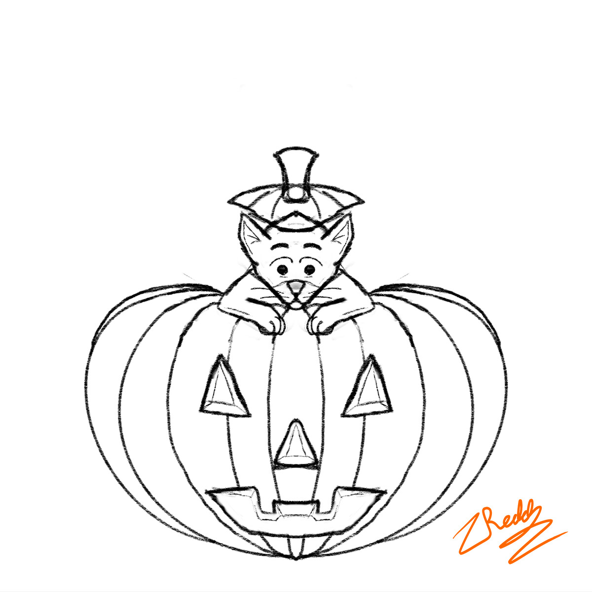 Pumpkin Cat Thumbnail