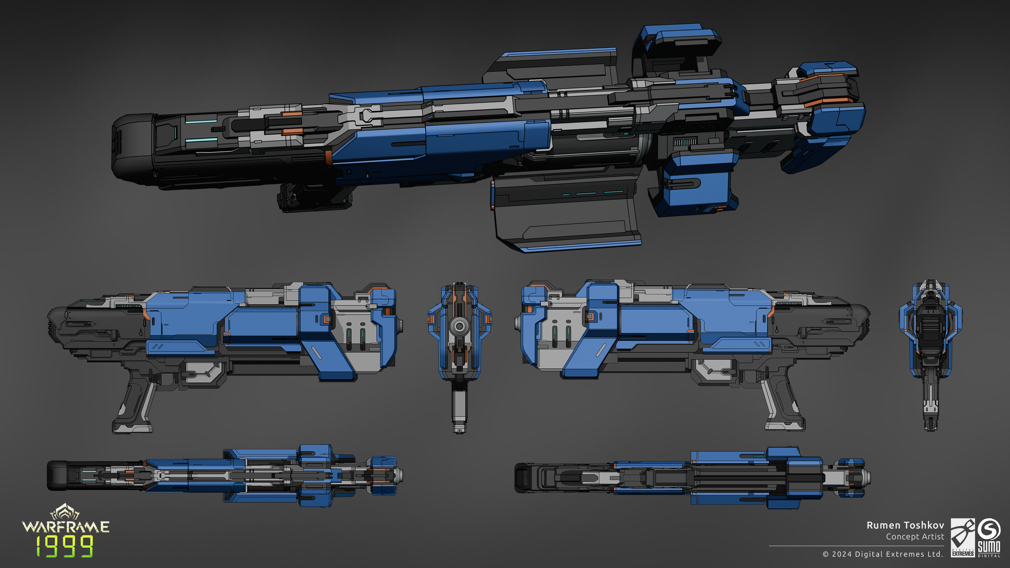 Caliber Chicks - Justice - Rifle Skin - Orthographic