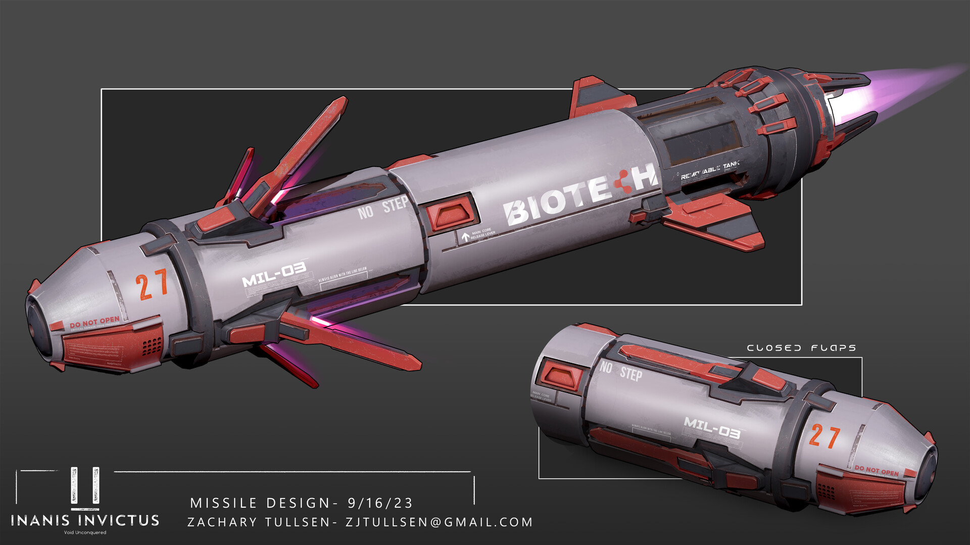 ArtStation - Missile Design