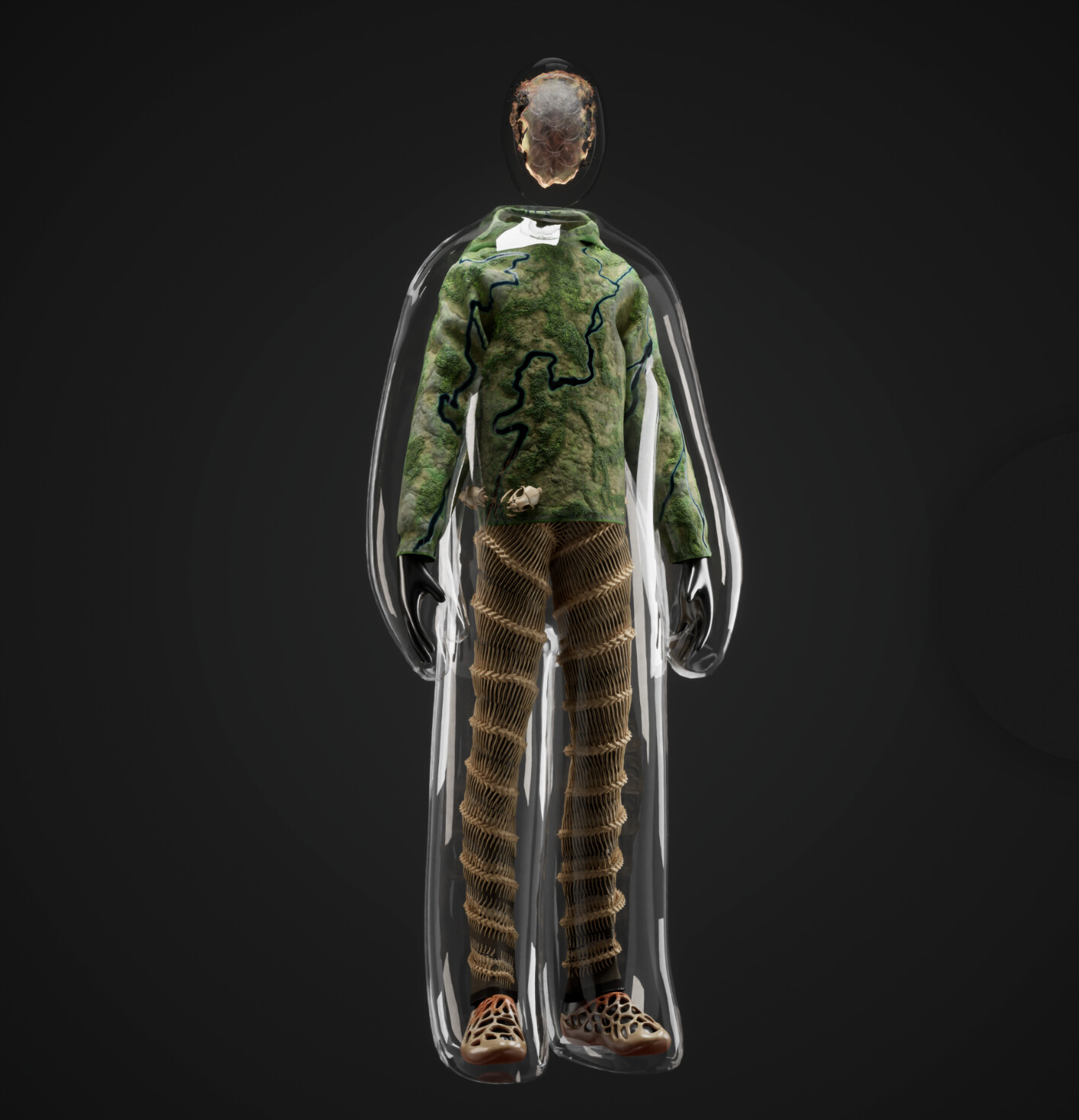 The "Keeper" avatar hero model. I translated the original (Blender) materials into Unreal Engine materials