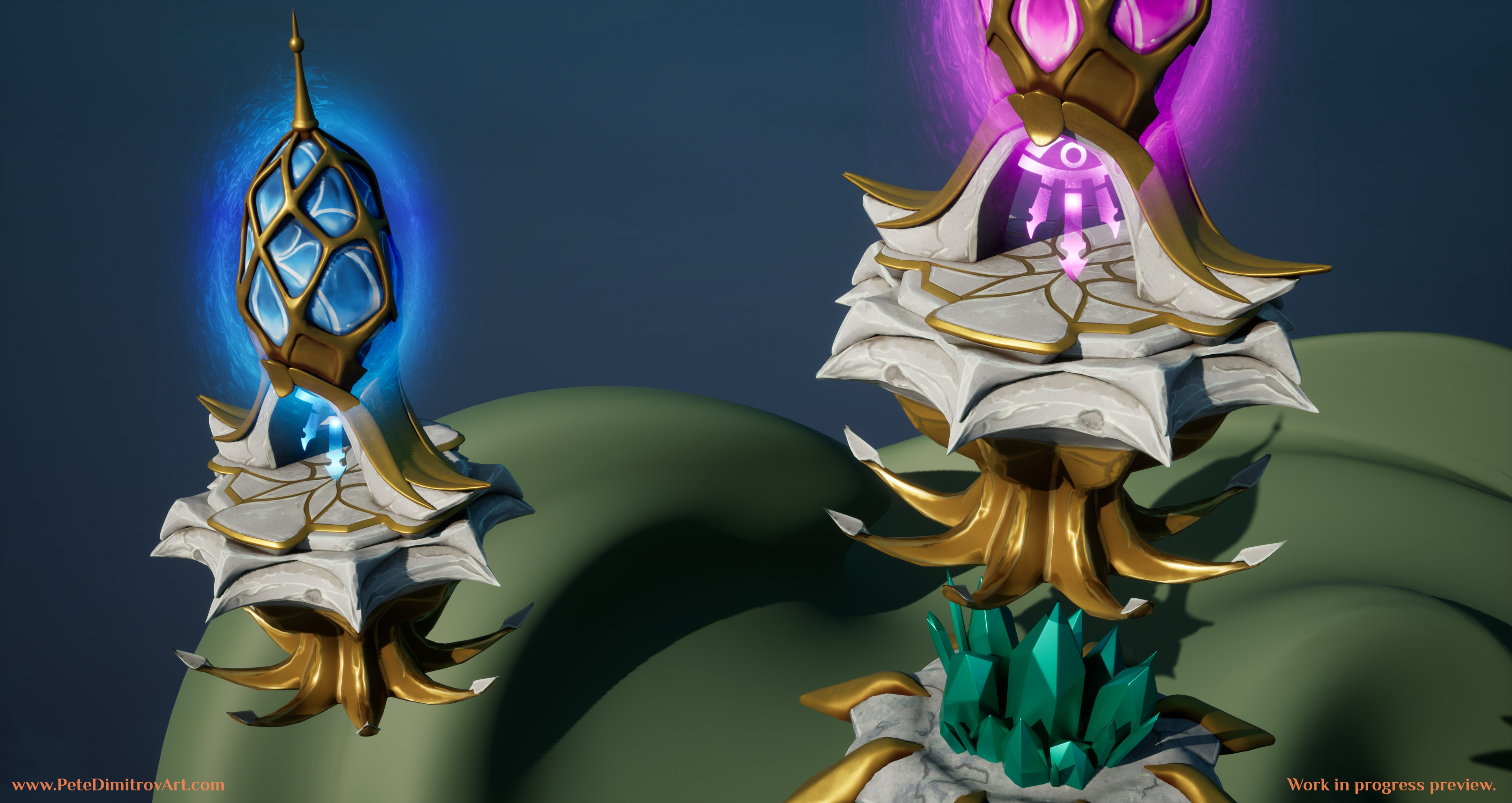Next, I want to rework and polish more the texturing on the gold (as seen above, its still a bit sketchy).