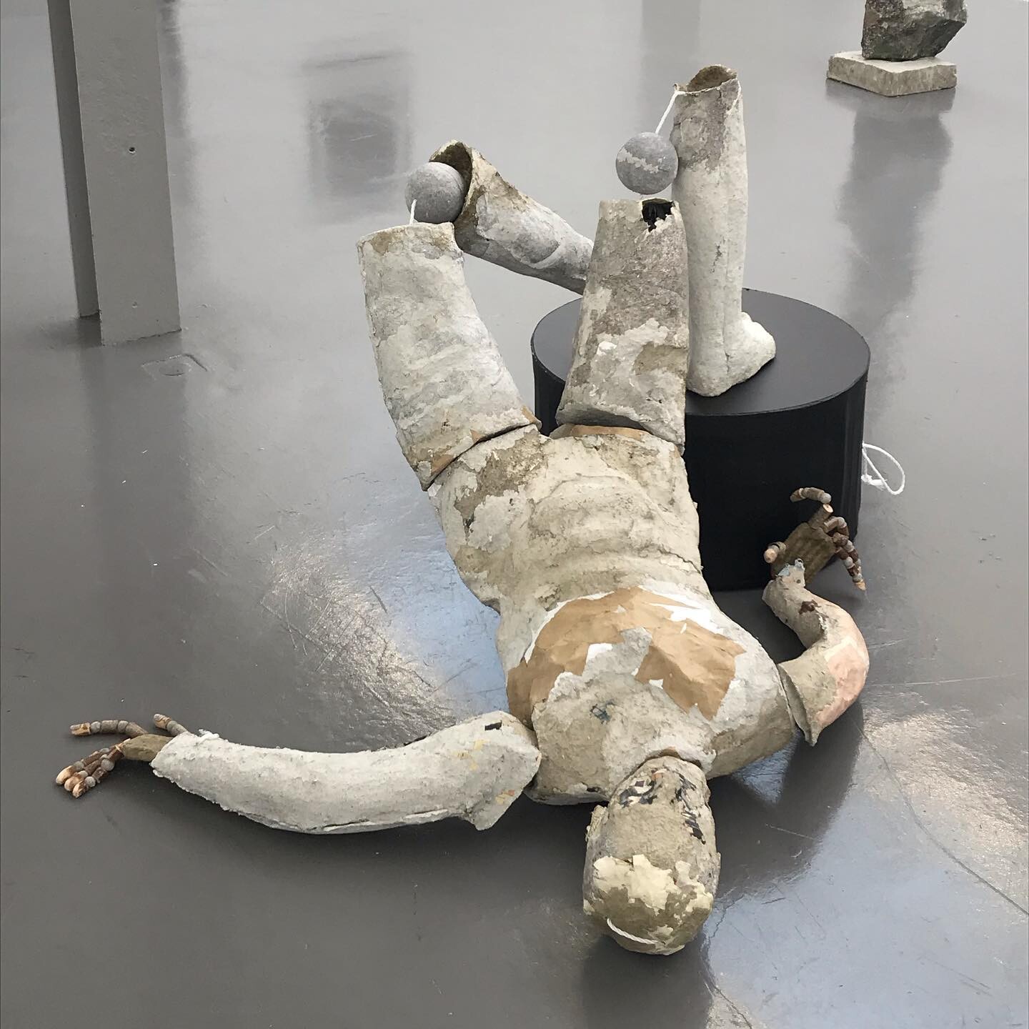 The artwork push-puppet in collaboration with Jennifer Spångerud as part of the exhibition. 