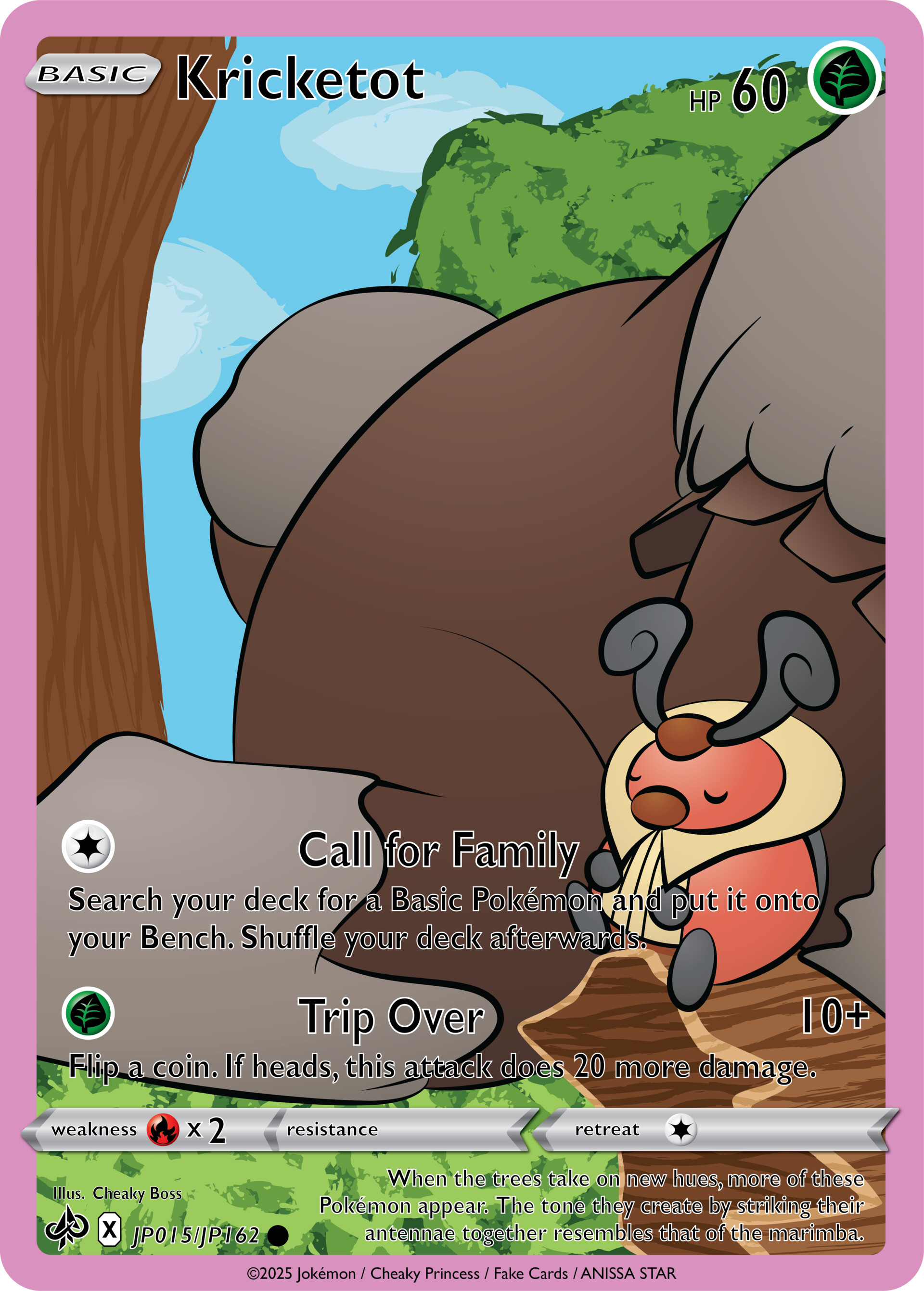 ArtStation - Kricketot Fan art Pokmon card design