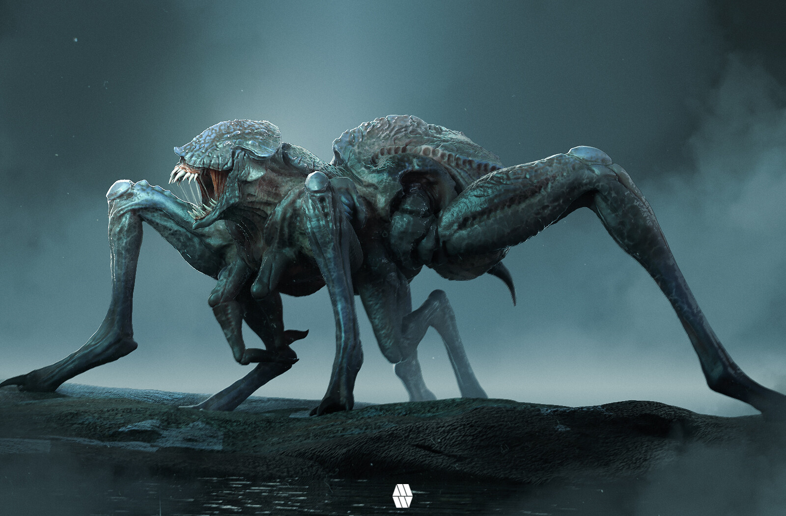 An Alien Emerges - 'Spider Alien' Concept 