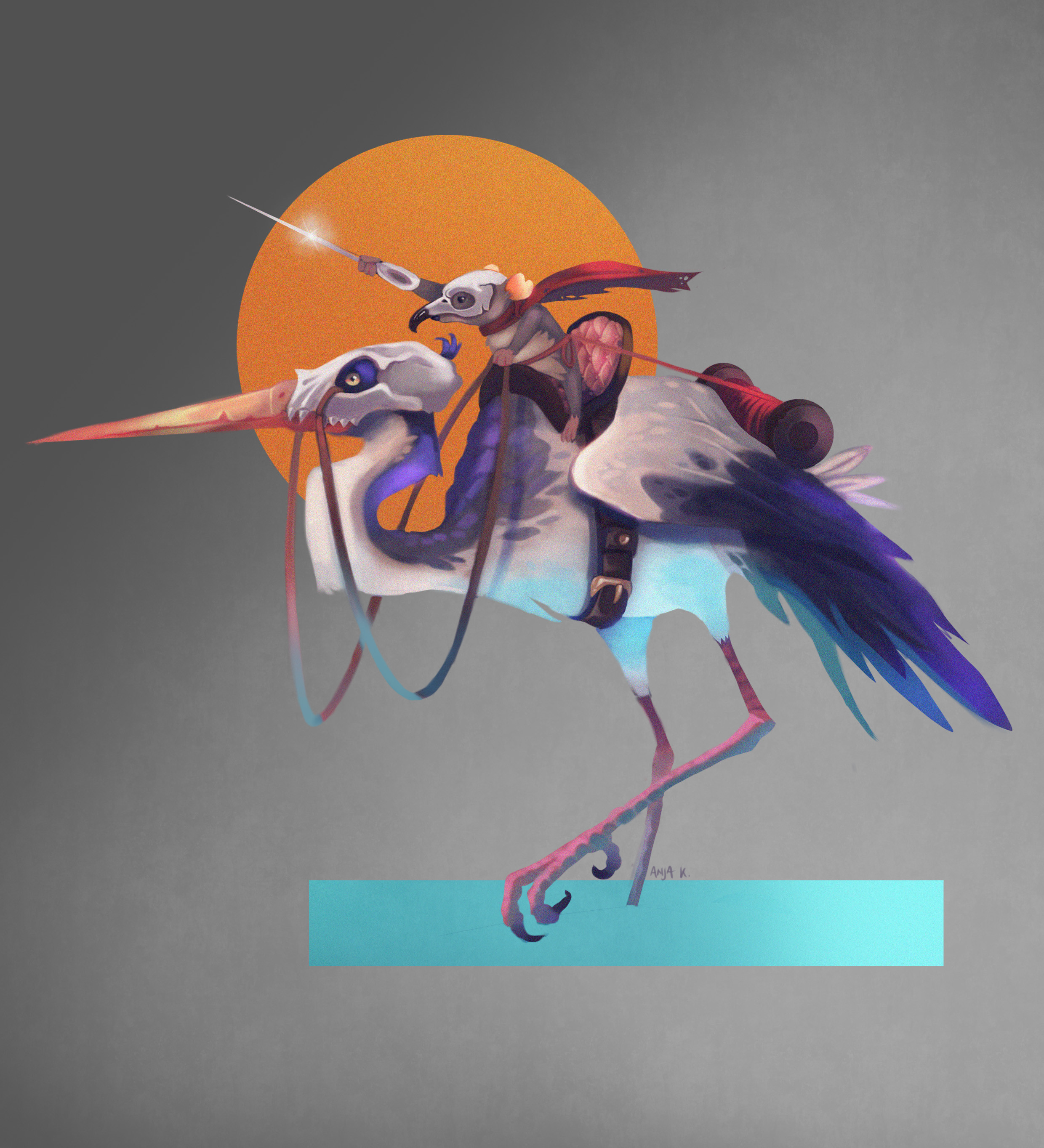 Heron rider