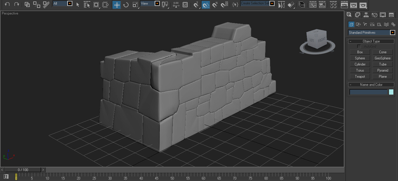 extruded mesh