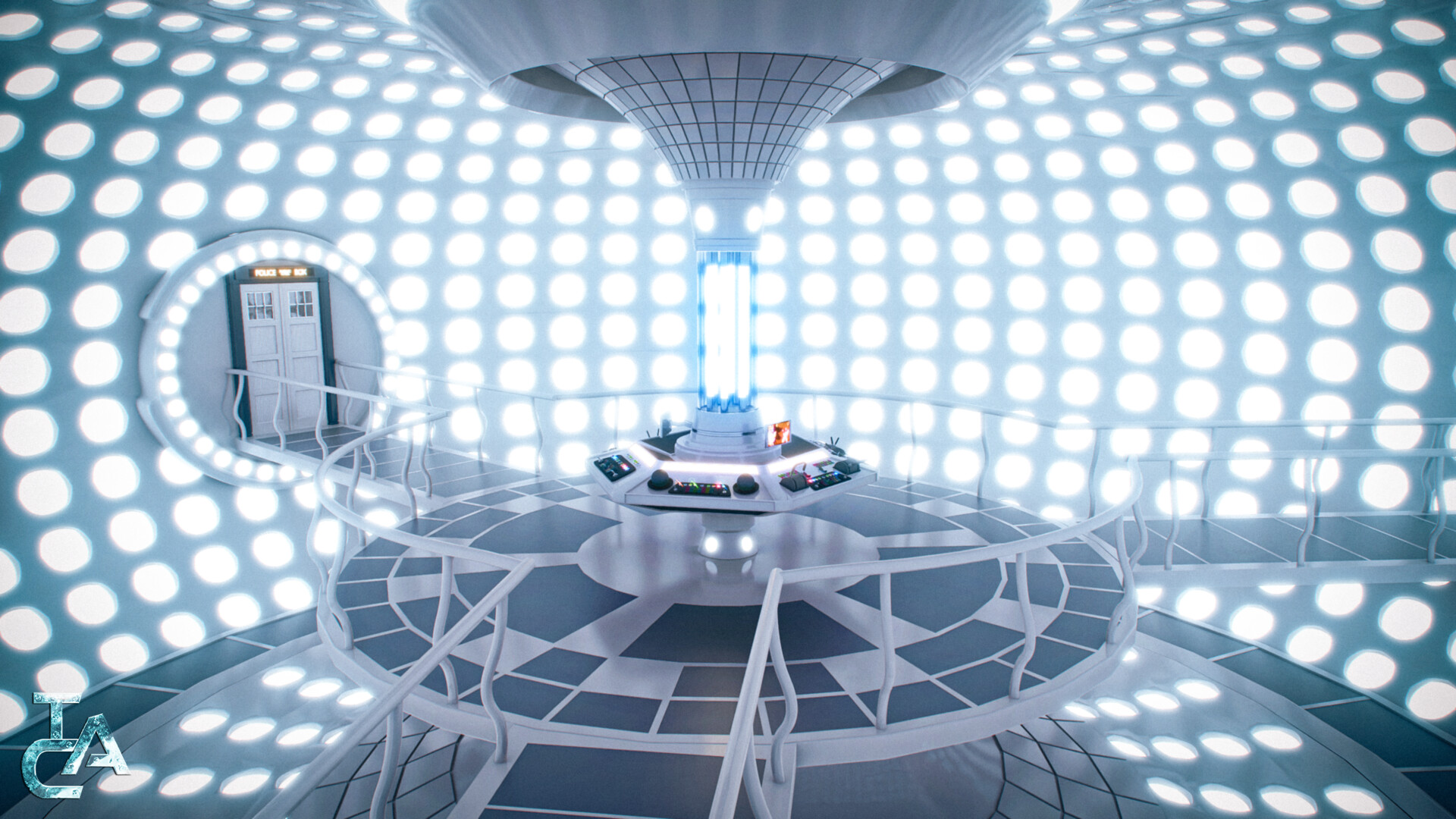 ArtStation - Doctor Who - 2023-Present TARDIS Interior (KINDA?), image size:1920x1080