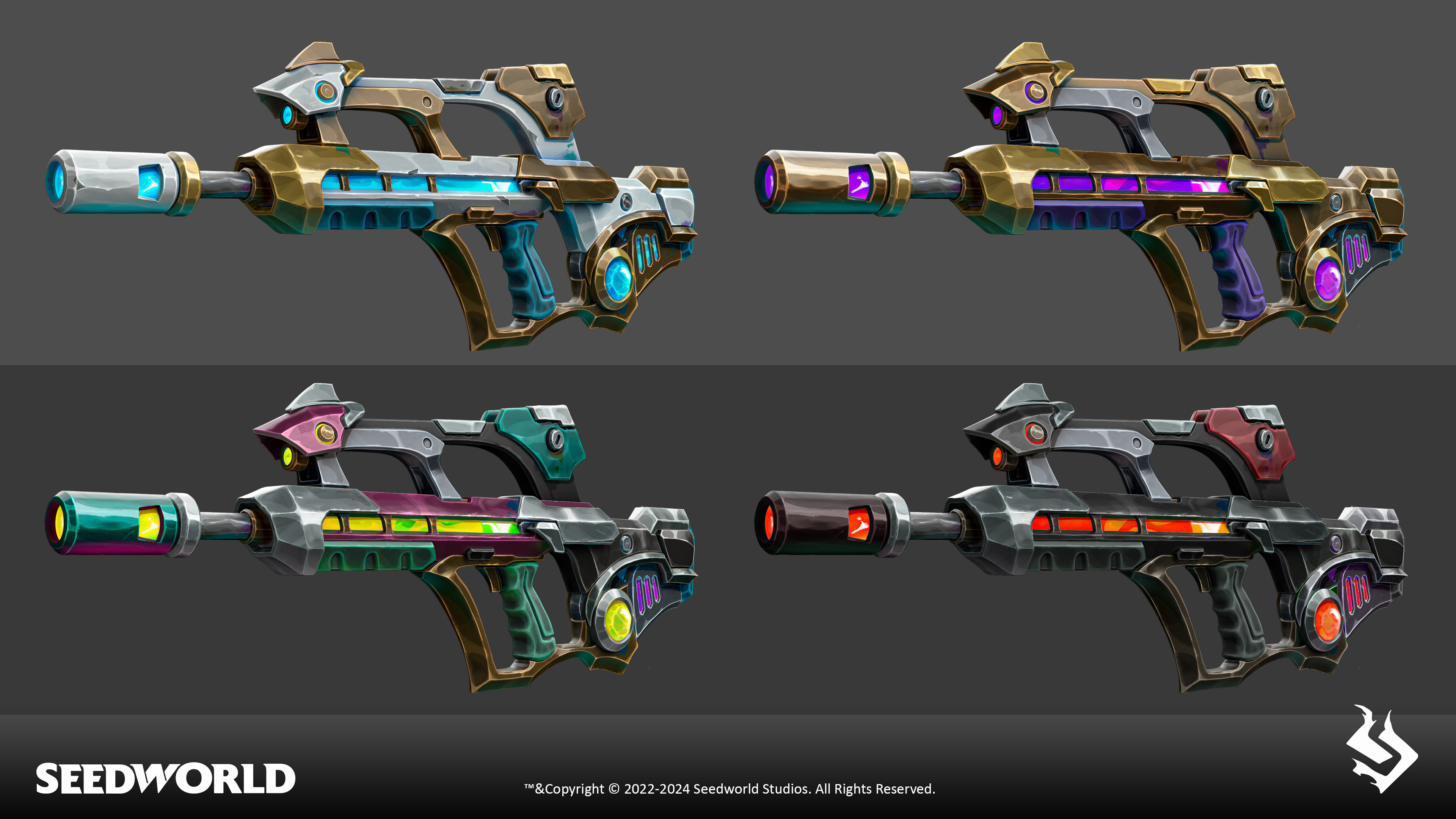AR burst color variations
